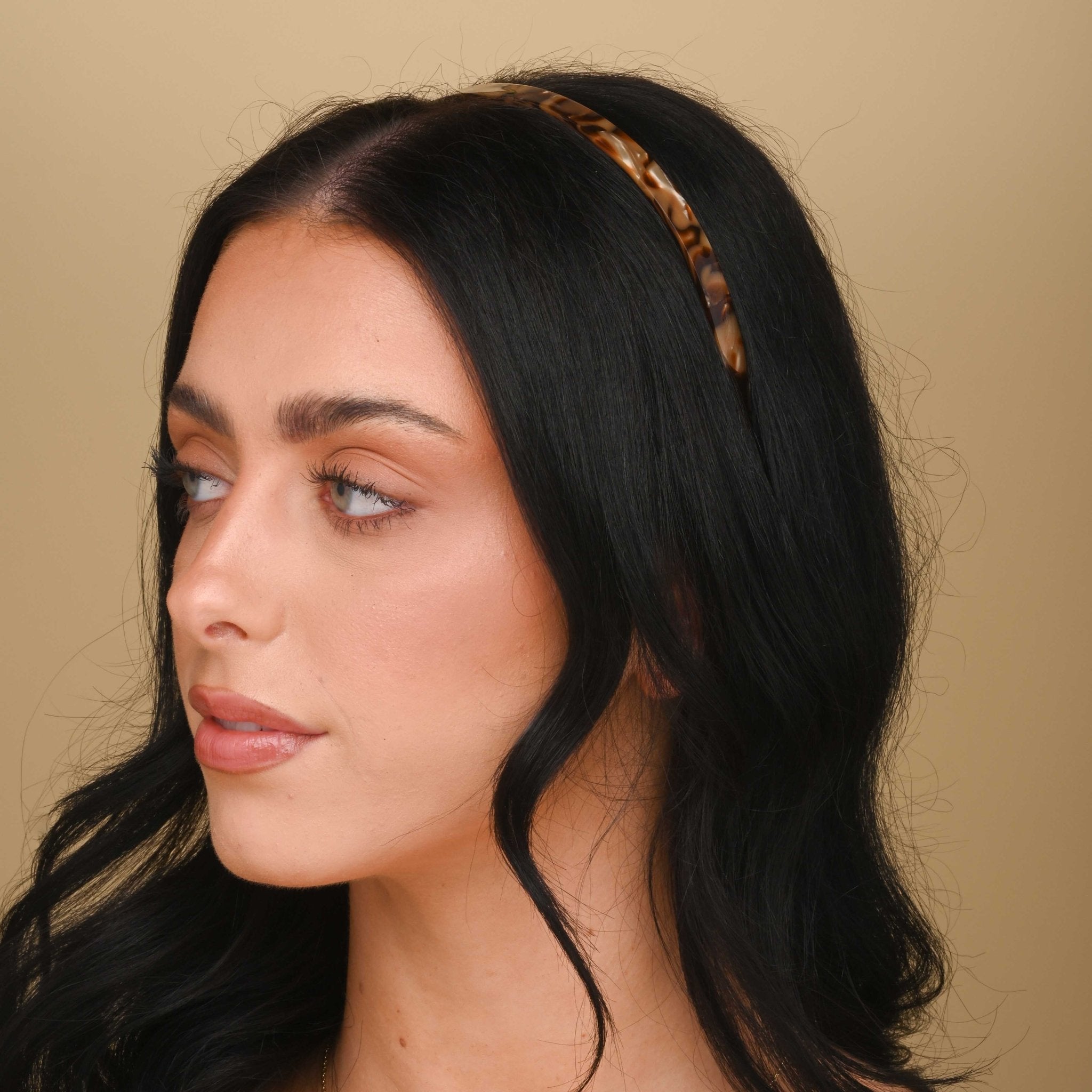 Classic Tortoiseshell 1cm French Headband - Camile & Stone