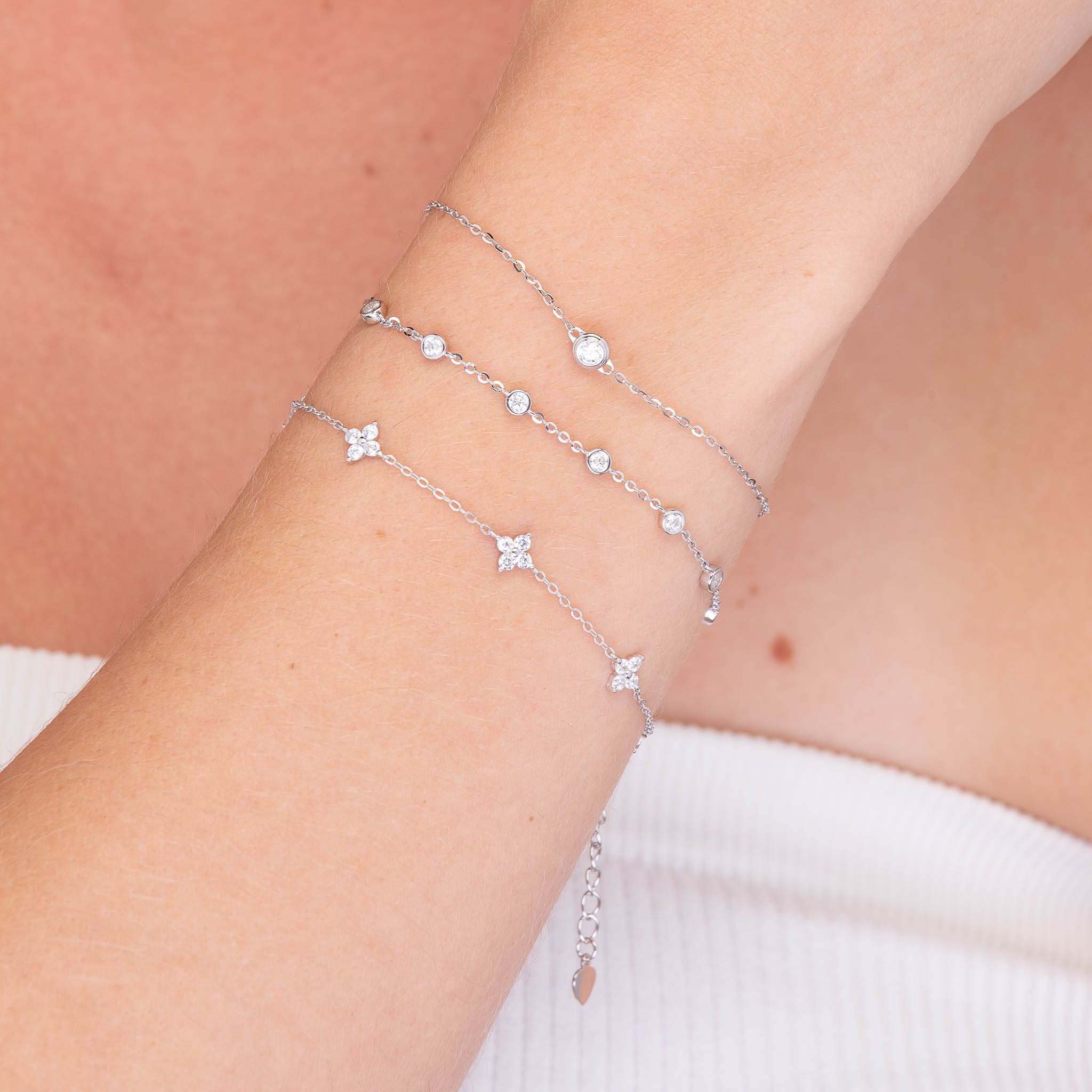 Clover Station Chain Bracelet - Camile & Stone