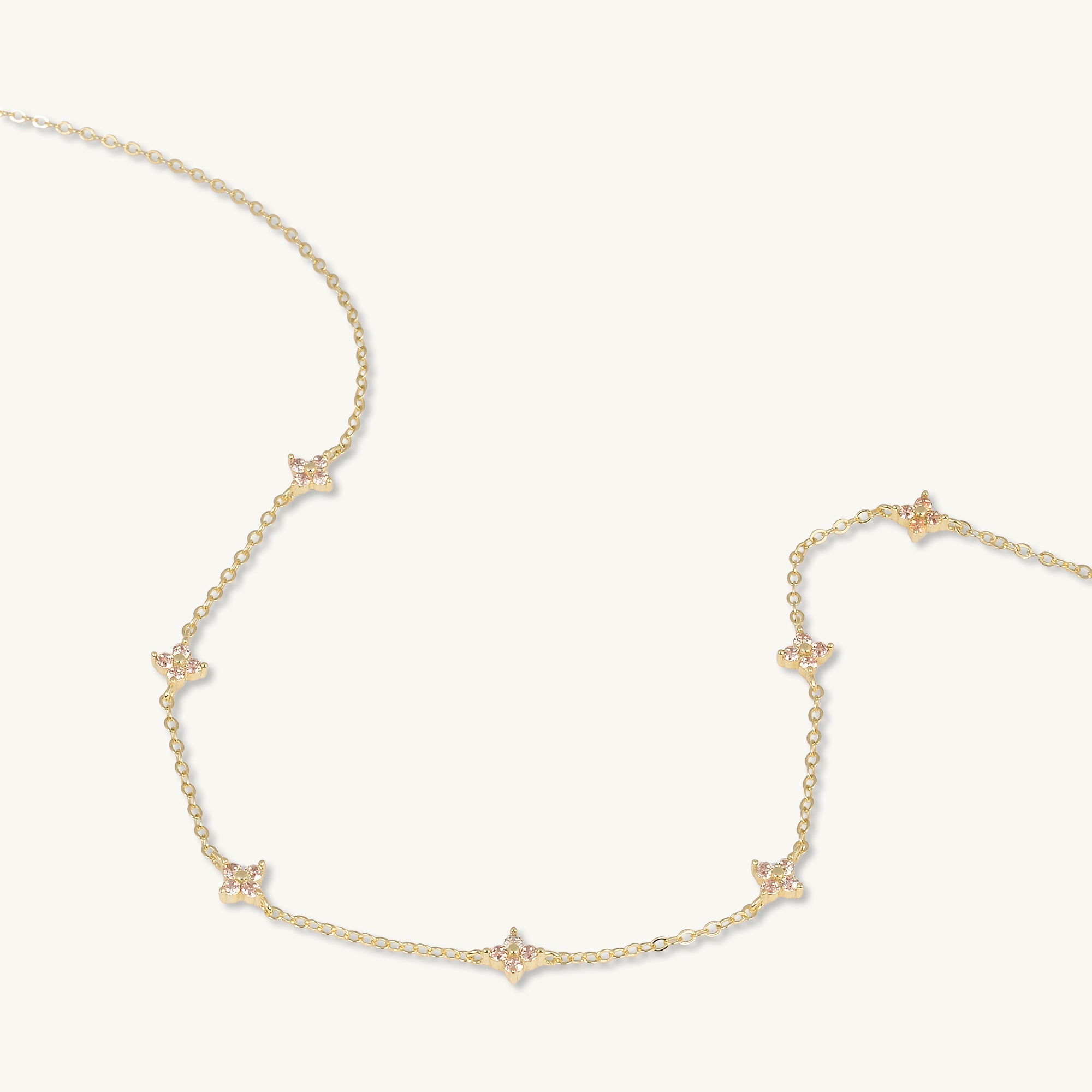 Clover Station Sapphire Necklace - Camile & Stone