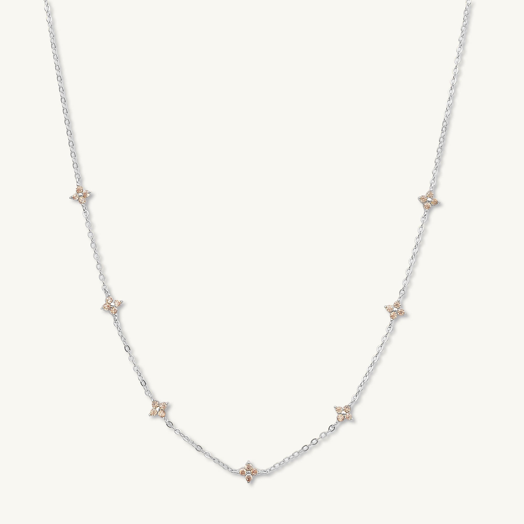 Clover Station Sapphire Necklace - Camile & Stone