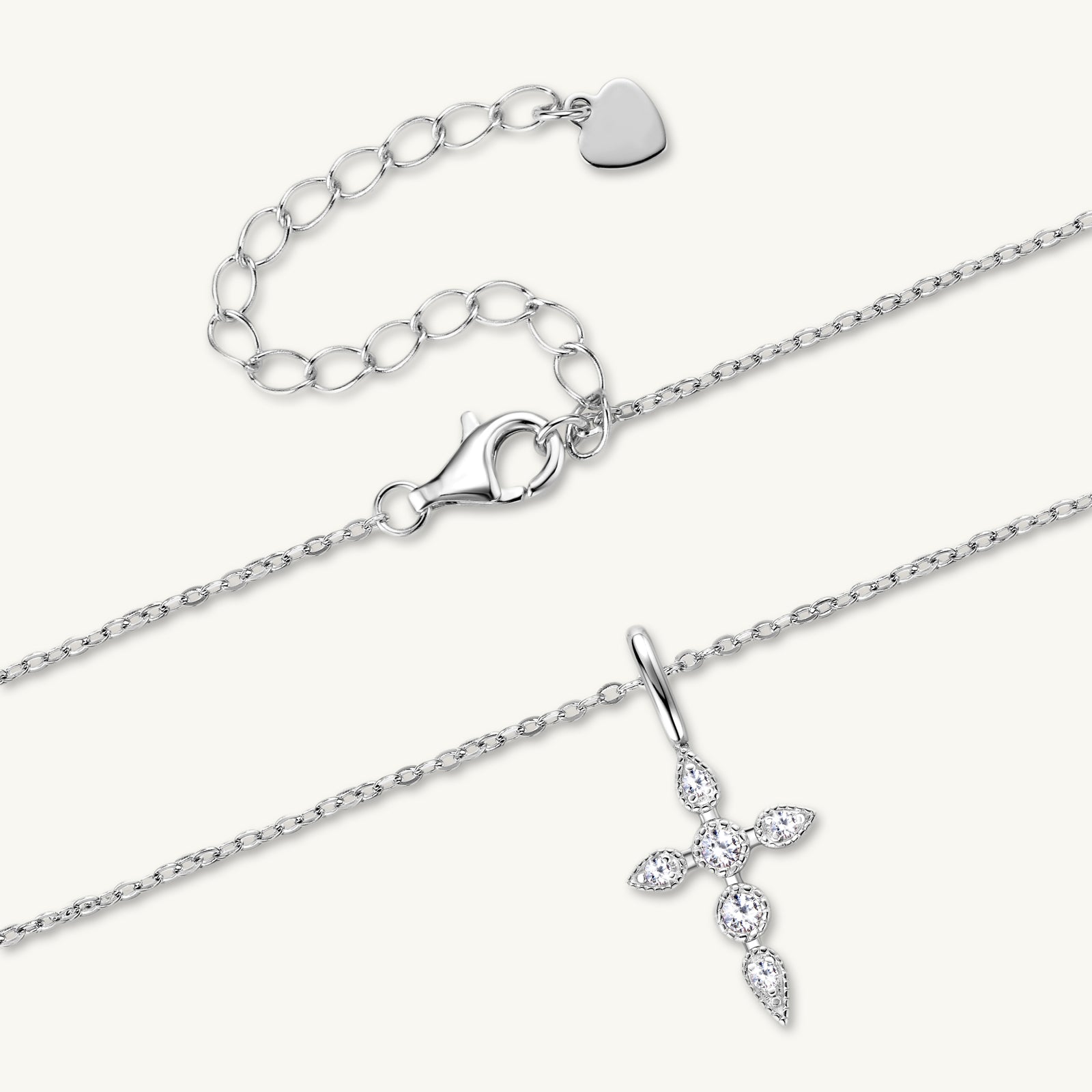 Cross Pendant Moissanite Necklace - Camile & Stone
