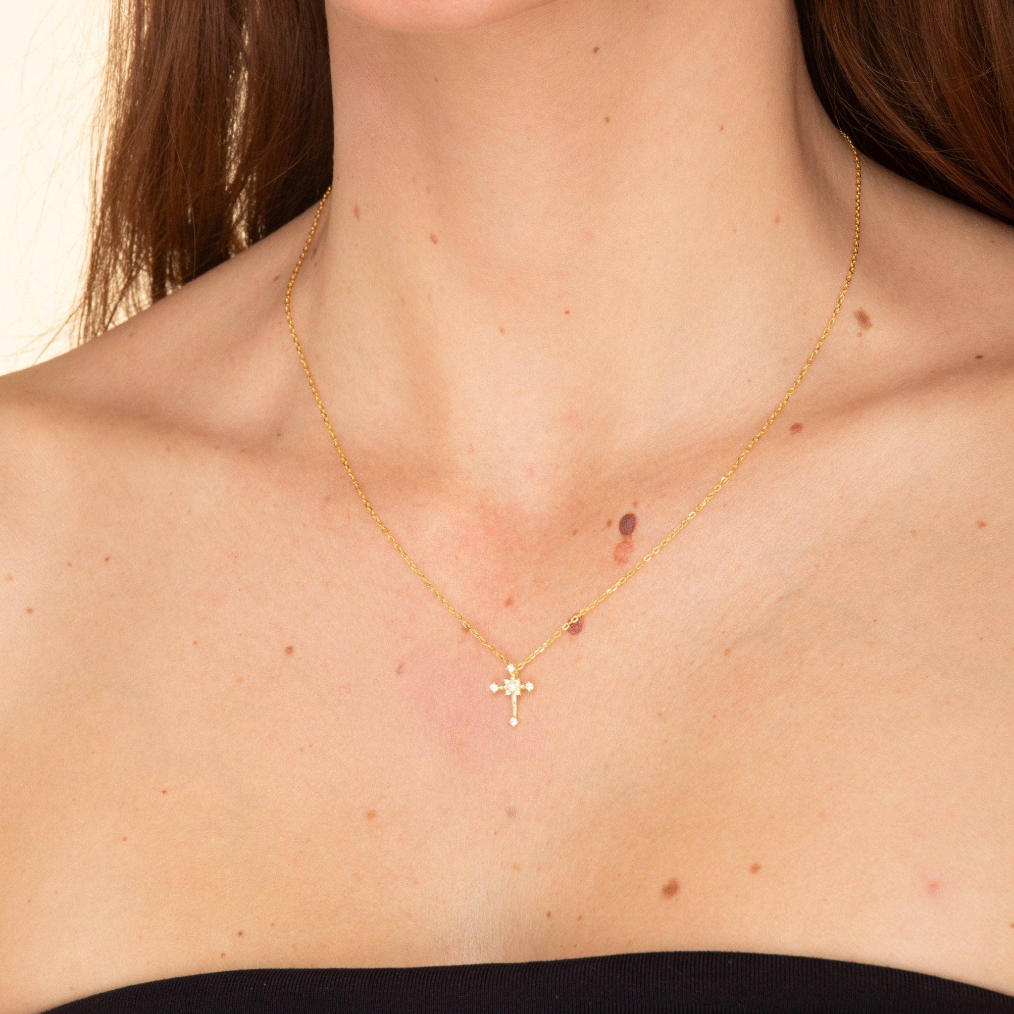 Cross Sacred Chain Necklace - Camile & Stone