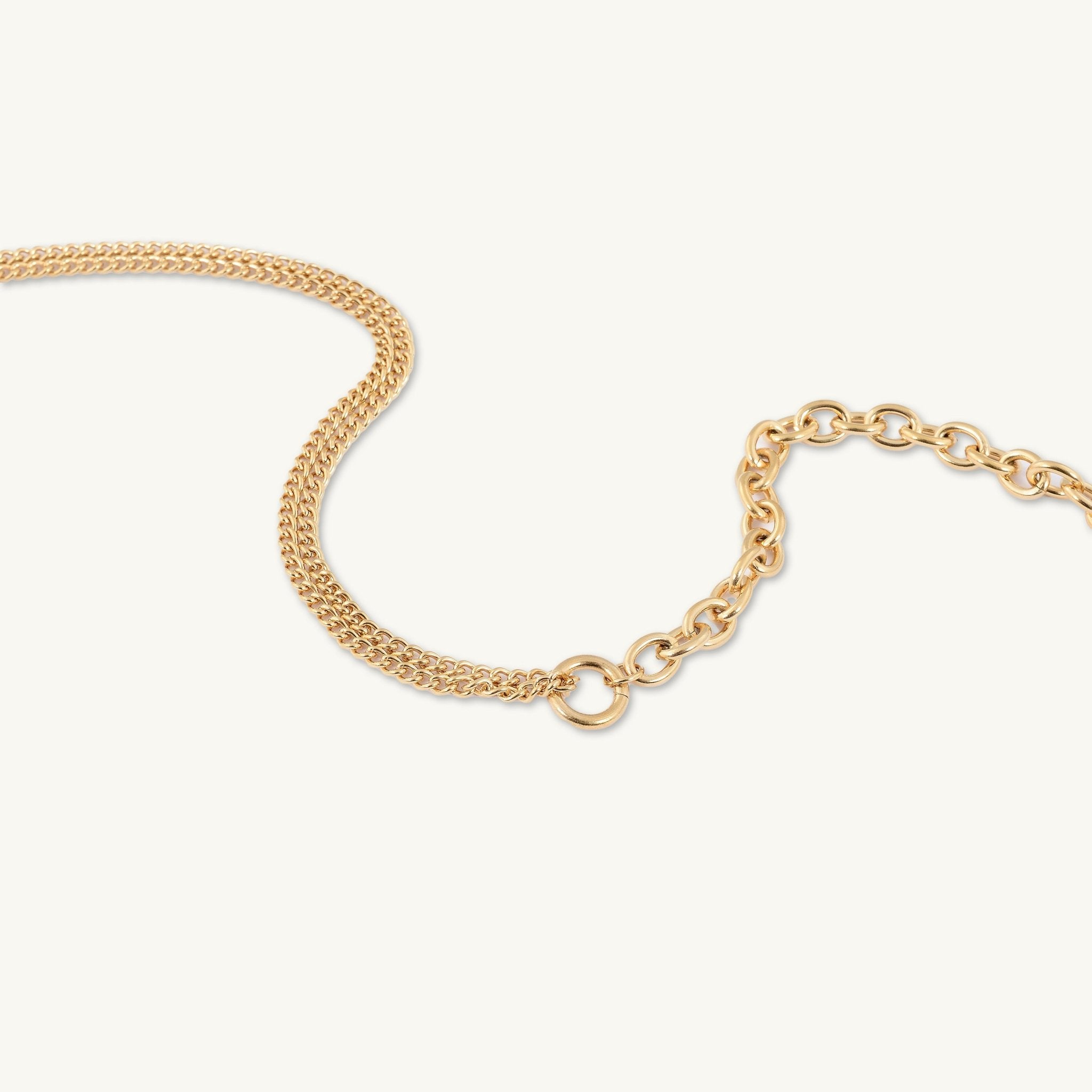 Double Cuban Statement Necklace - Camile & Stone