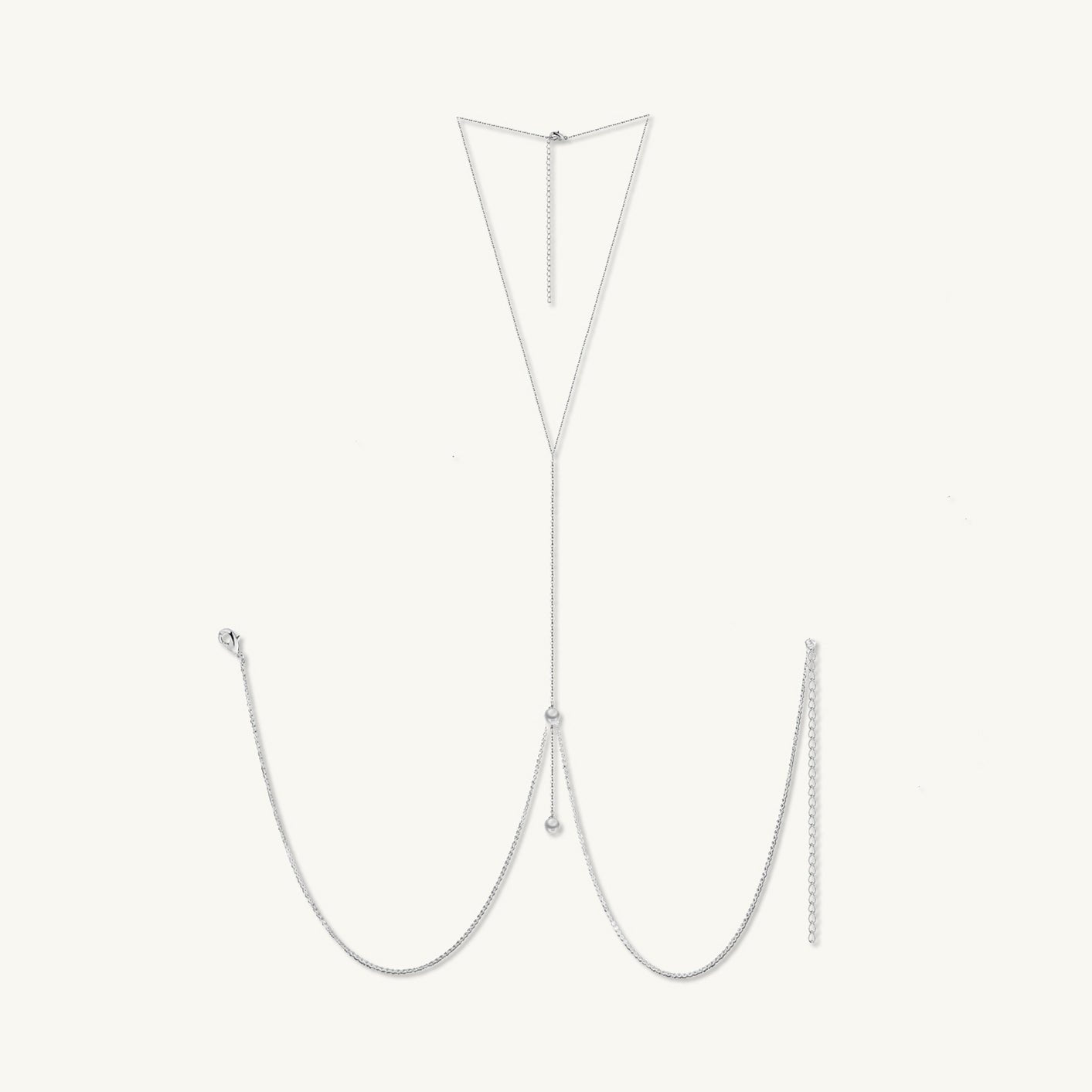 Double Pearl Body Waist Chain - Camile & Stone