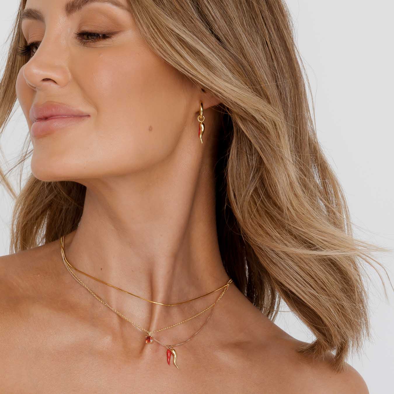 Double Spice Huggie Earrings - Camile & Stone