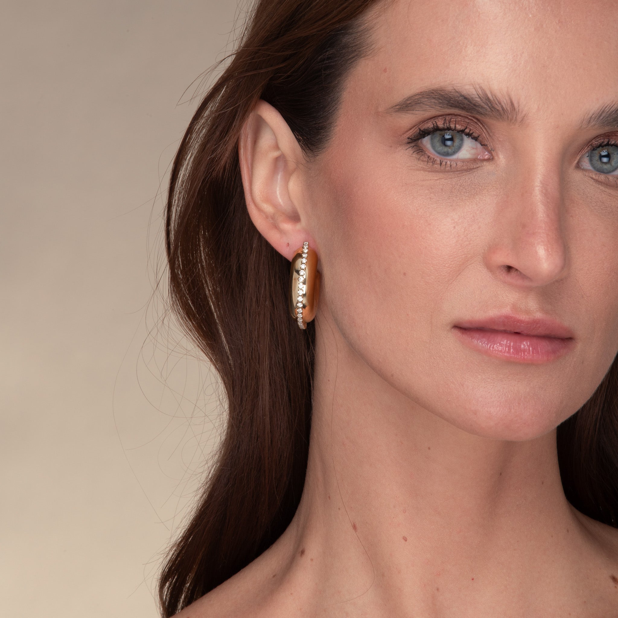 Emery Statement Hoop Earrings - Camile & Stone