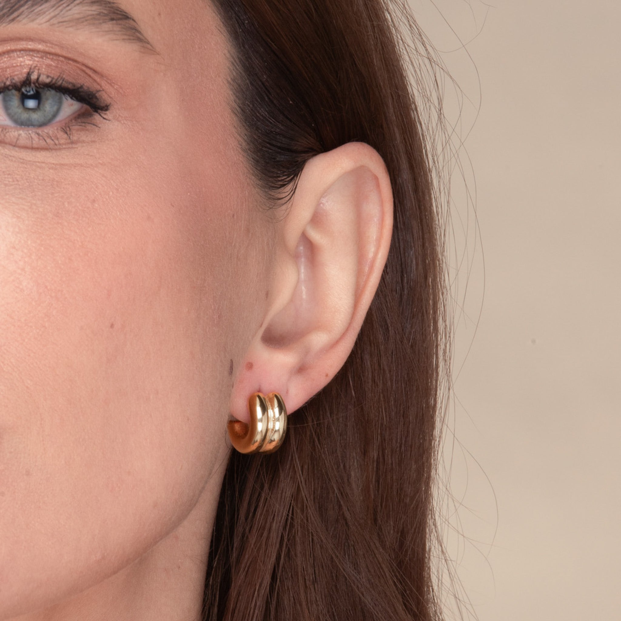 Eva Double C Earrings - Camile & Stone
