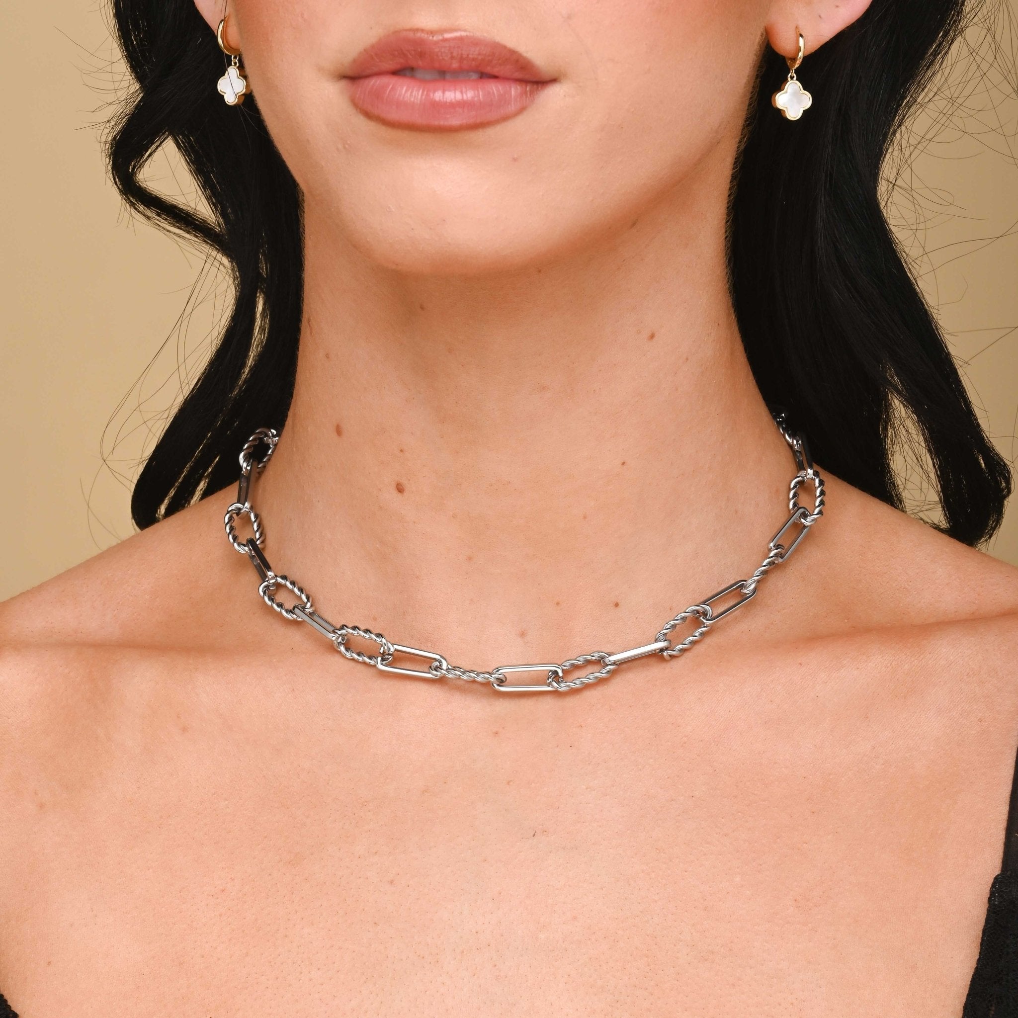 Florence Link Statement Necklace - Camile & Stone