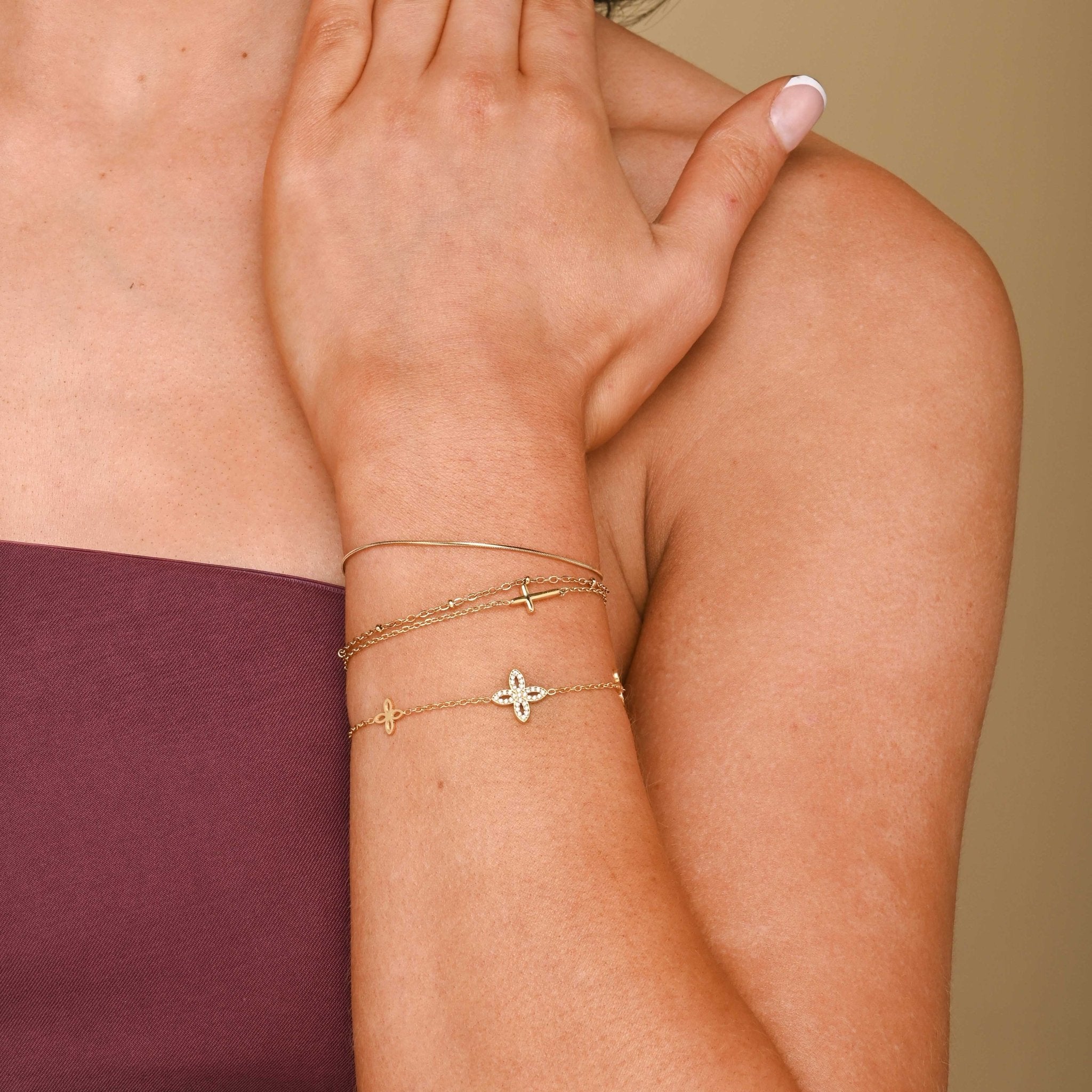 Found Faith Cross Bracelet - Camile & Stone