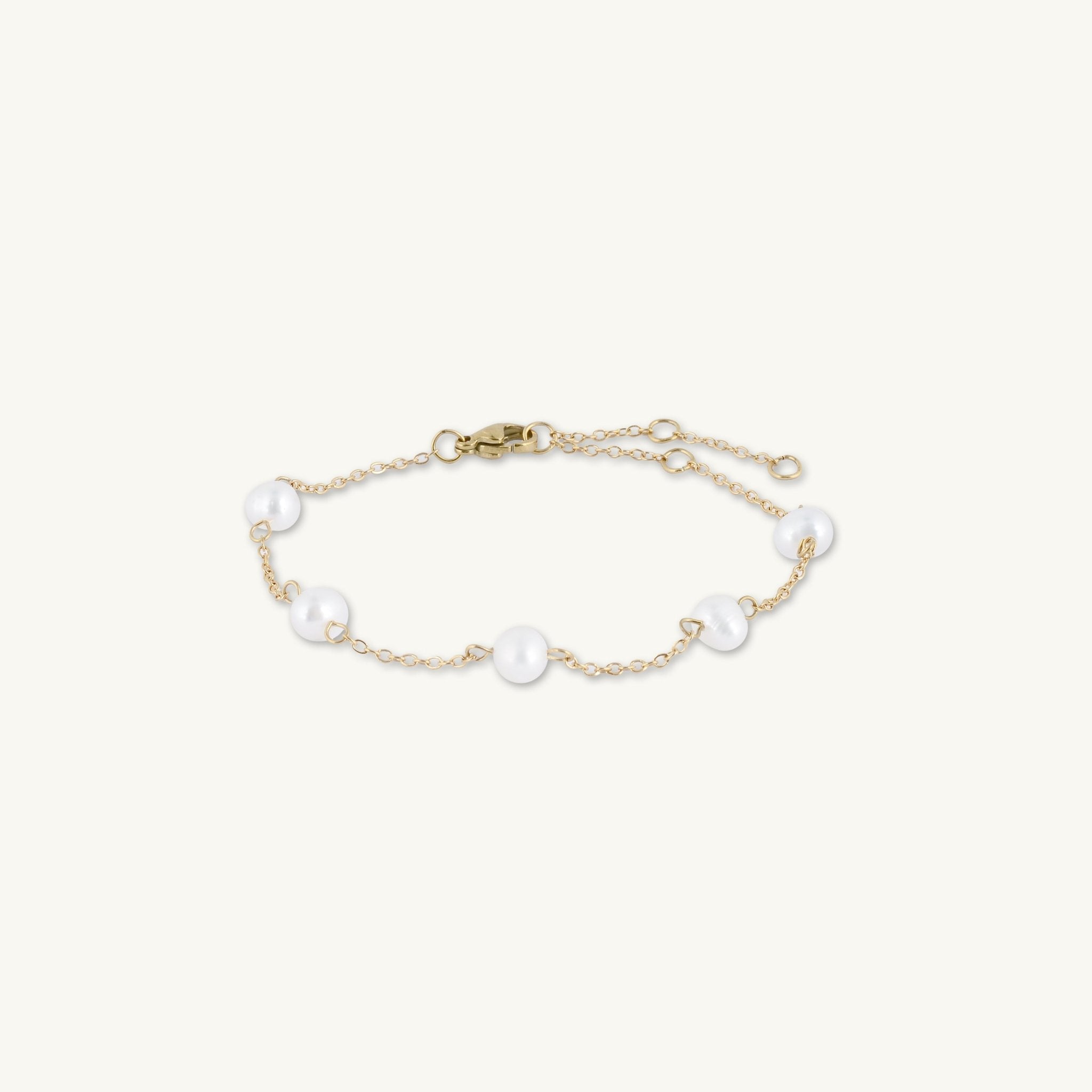 Freshwater Pearl Station Bracelet - Camile & Stone