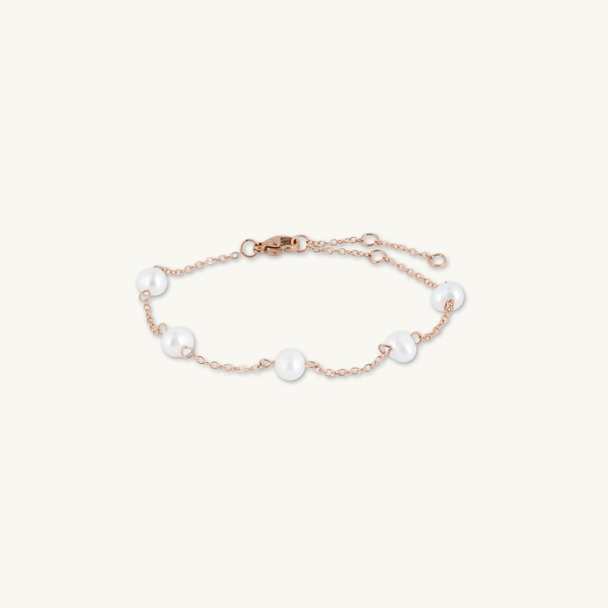 Freshwater Pearl Station Bracelet - Camile & Stone