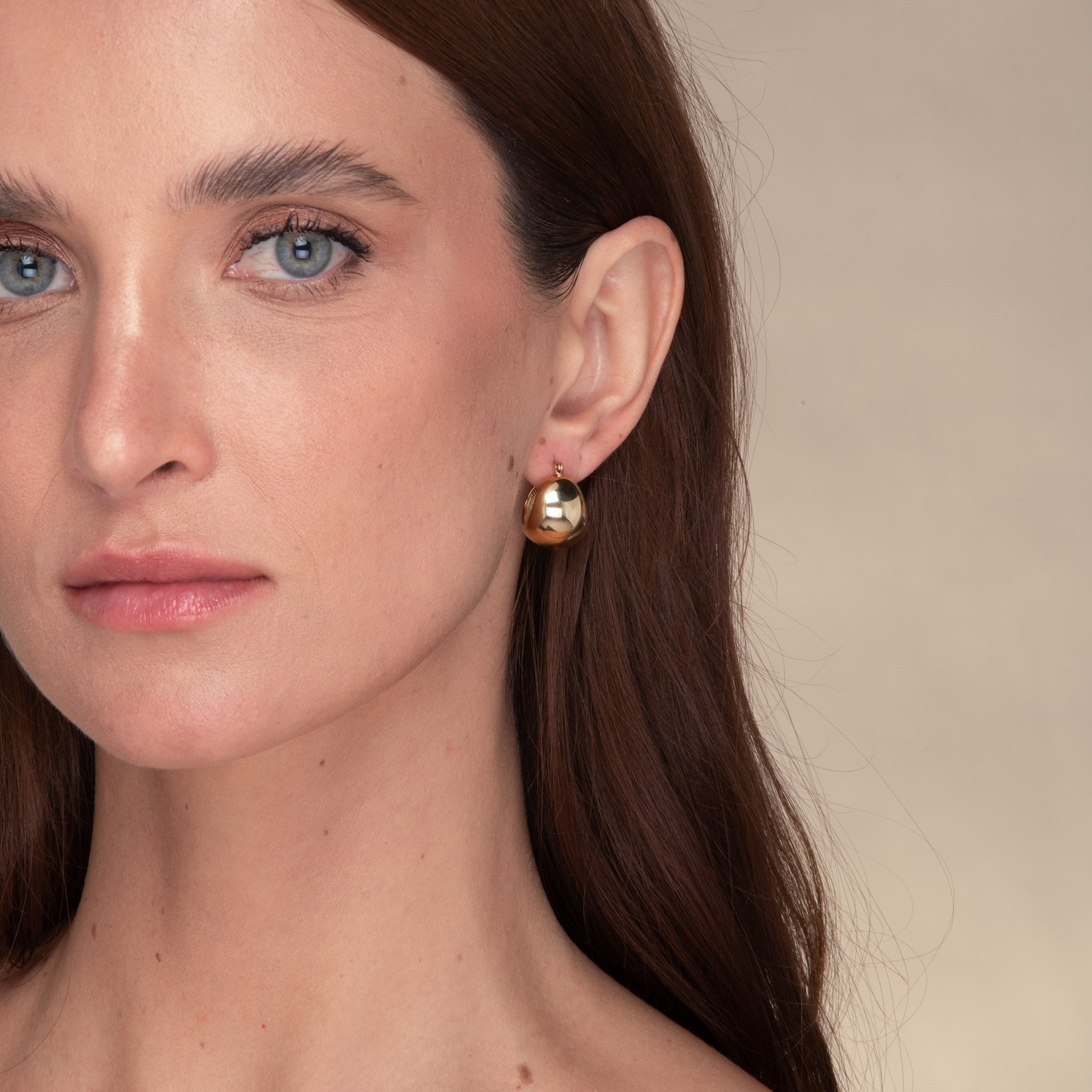 Freya Dome Statement Earrings - Camile & Stone