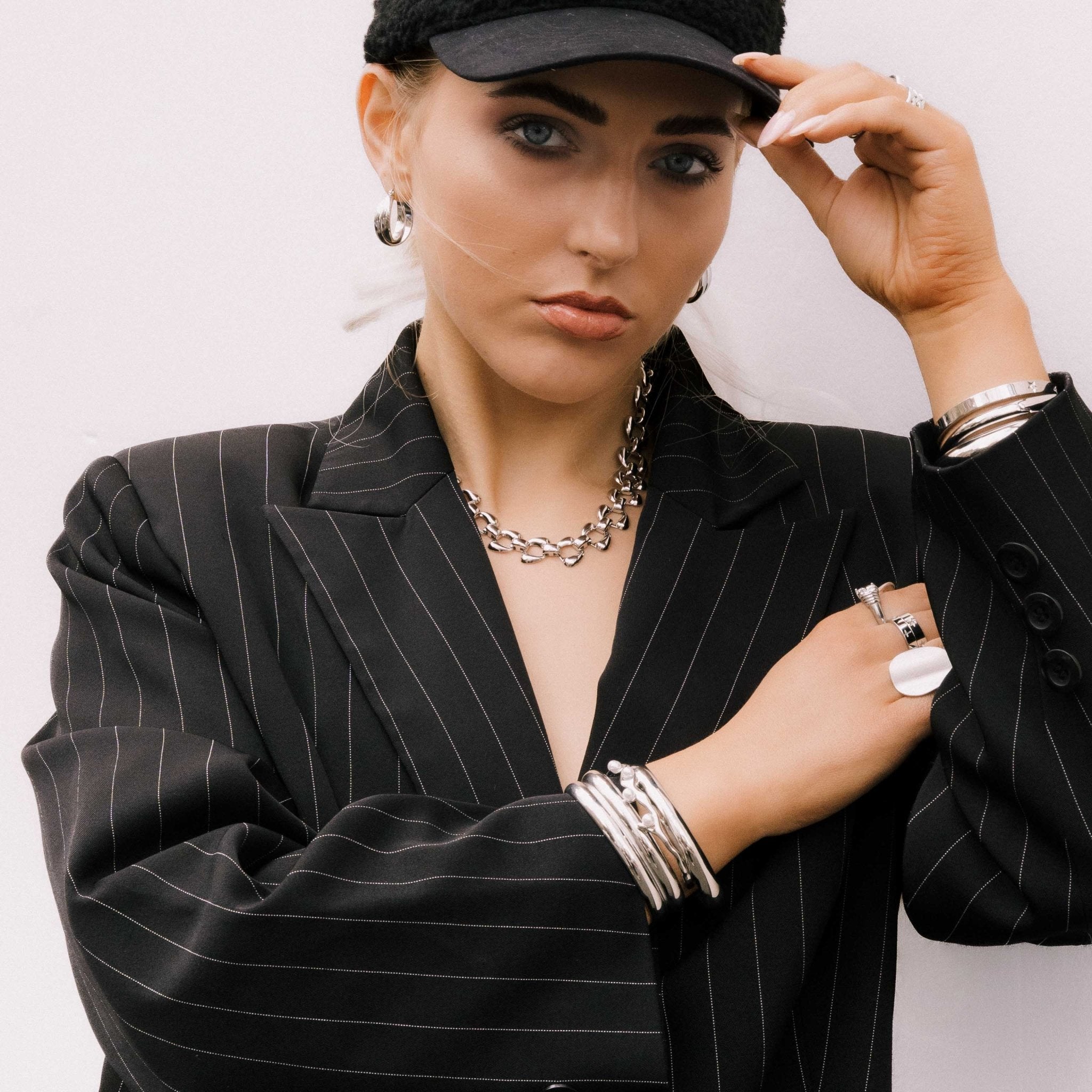 Goddess Pearl Open Cuff Bangle - Camile & Stone