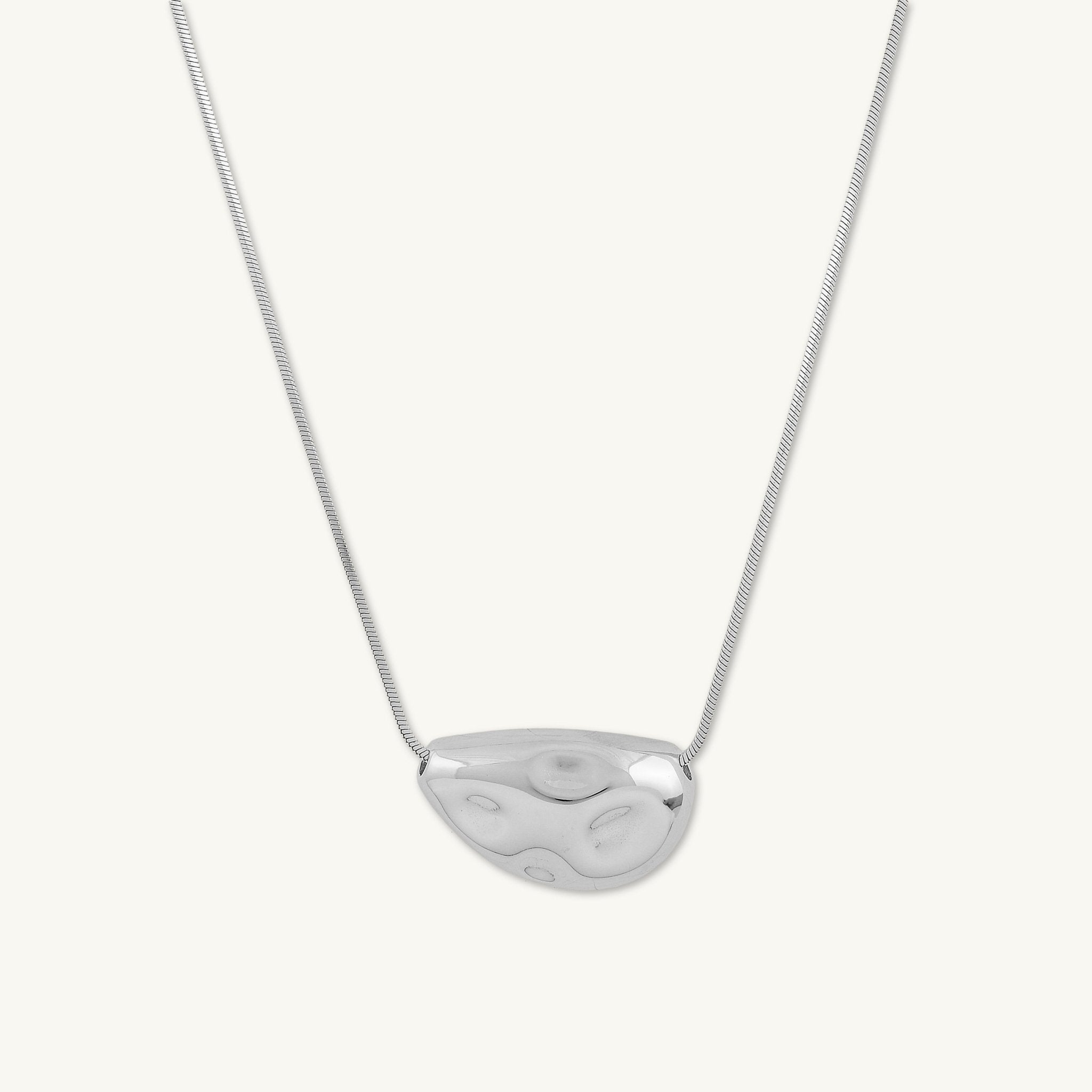 Hailey Molten Pebble Snake Necklace - Camile & Stone