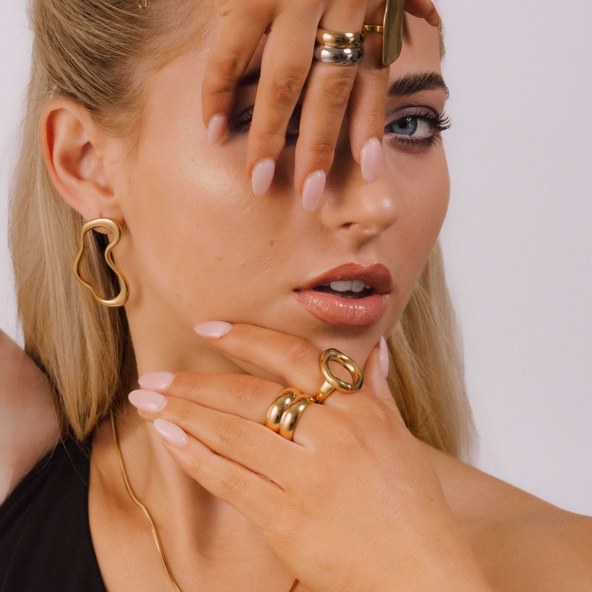 Holly Double Dome Statement Ring - Camile & Stone