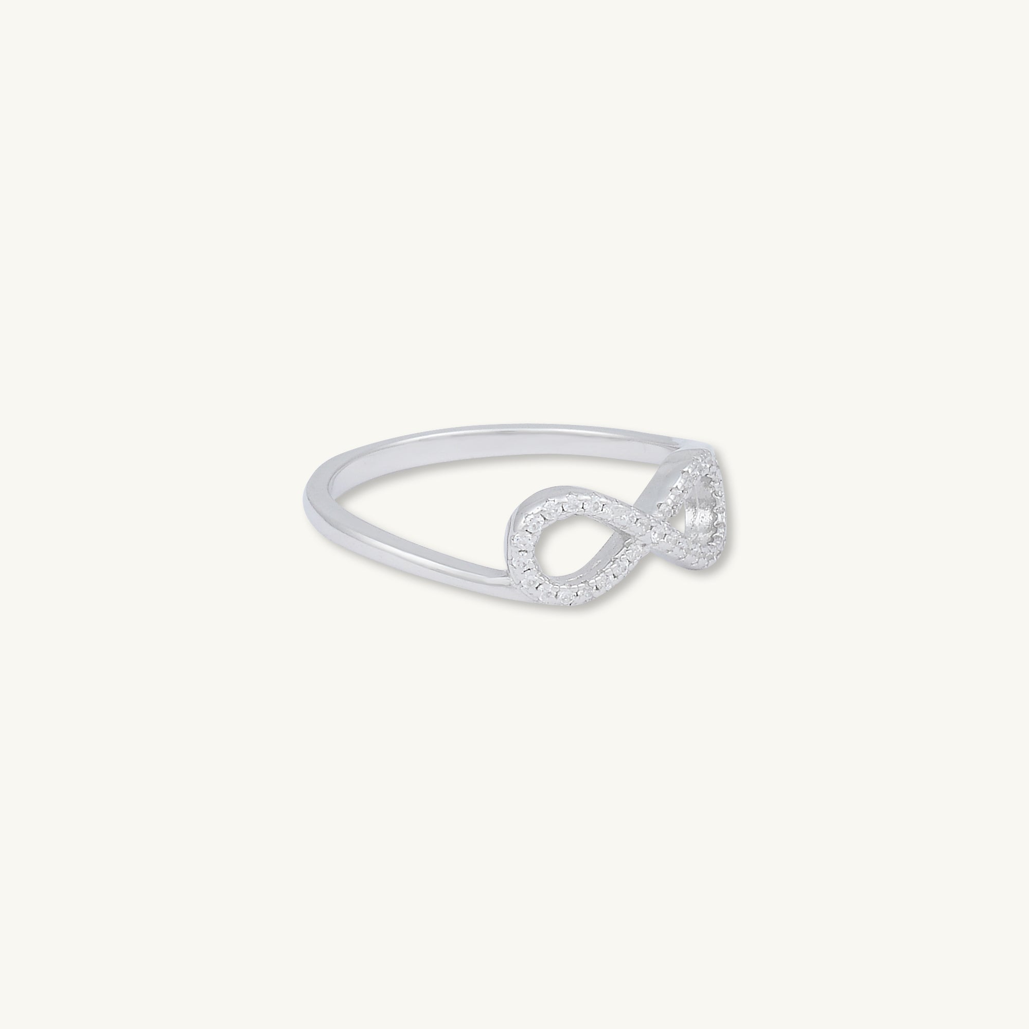 Infinity Sapphire Stacker Ring - Camile & Stone