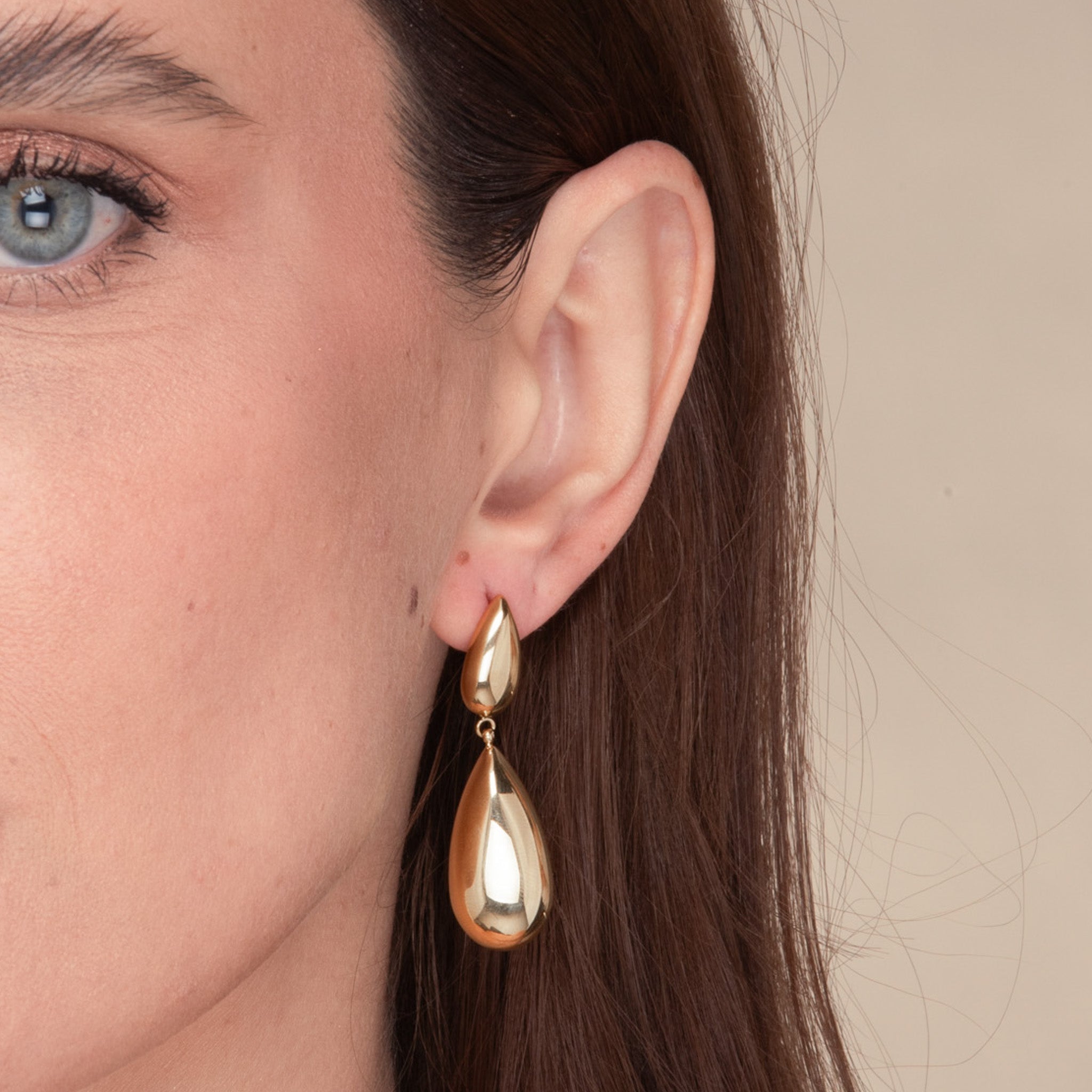 Ingrid Dome Stud Earrings - Camile & Stone
