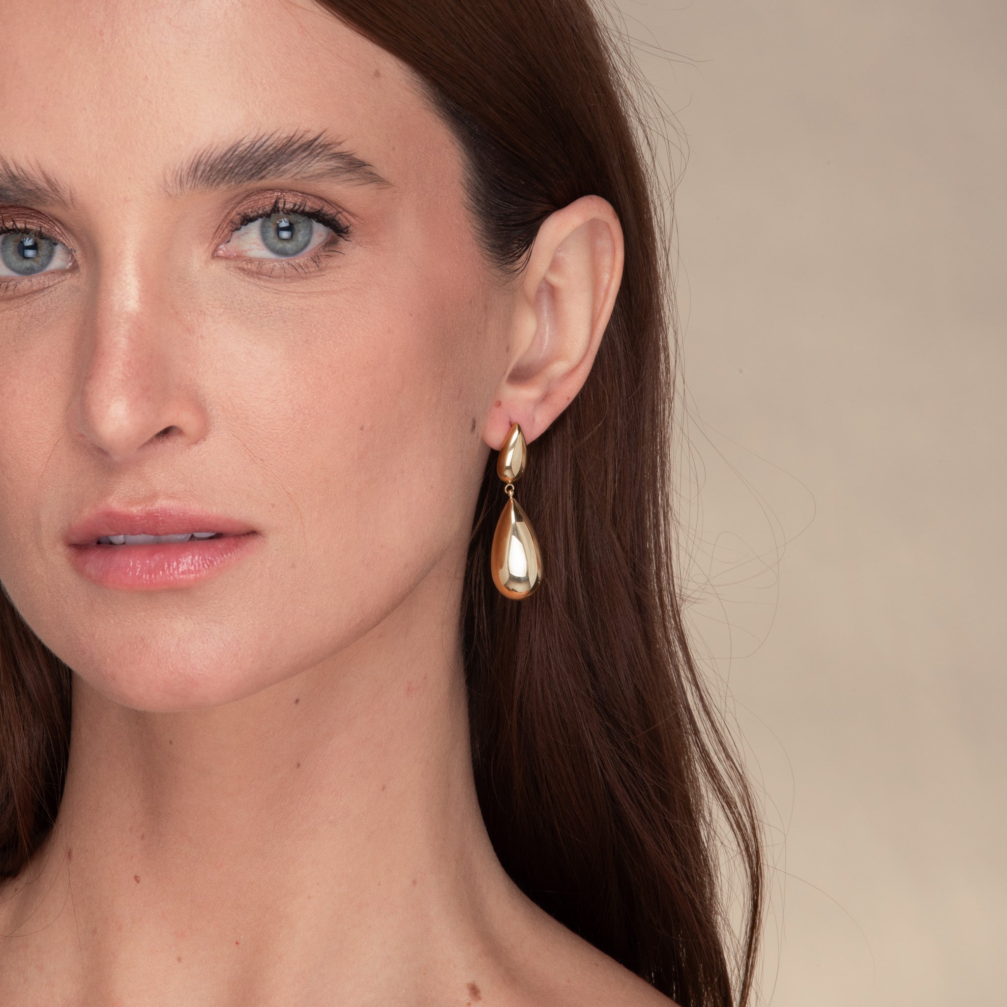 Ingrid Dome Stud Earrings - Camile & Stone