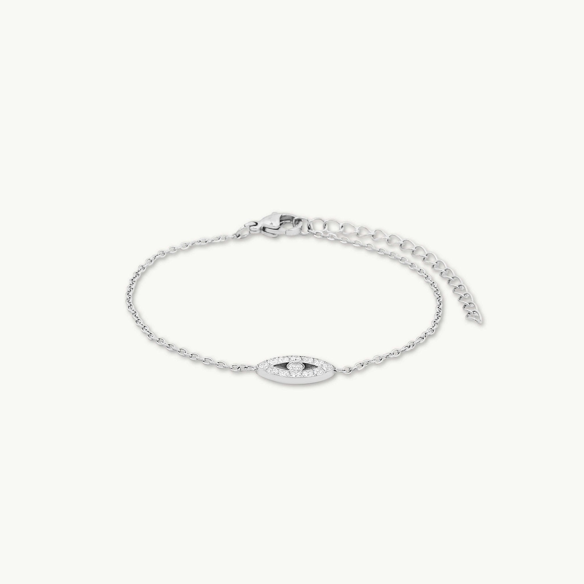 Ivy Evil Eye Sapphire Bracelet - Camile & Stone