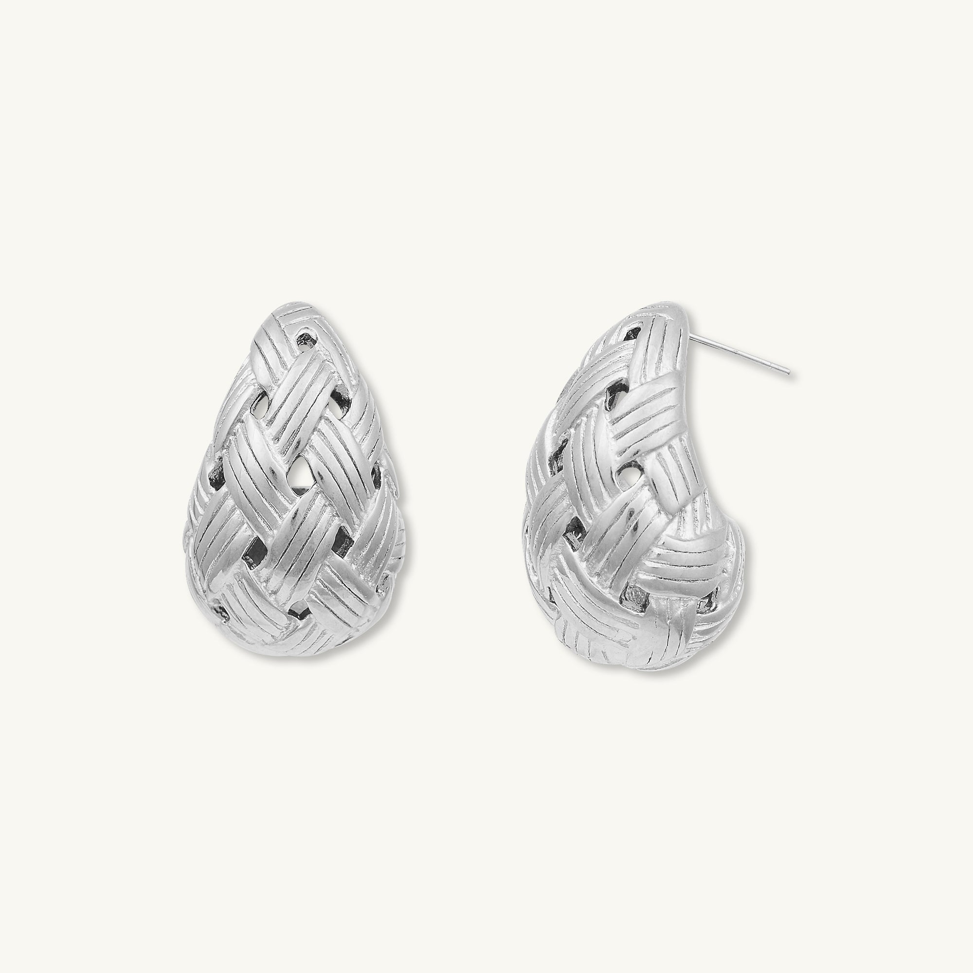 Juliette Weave Dome Earrings - Camile & Stone