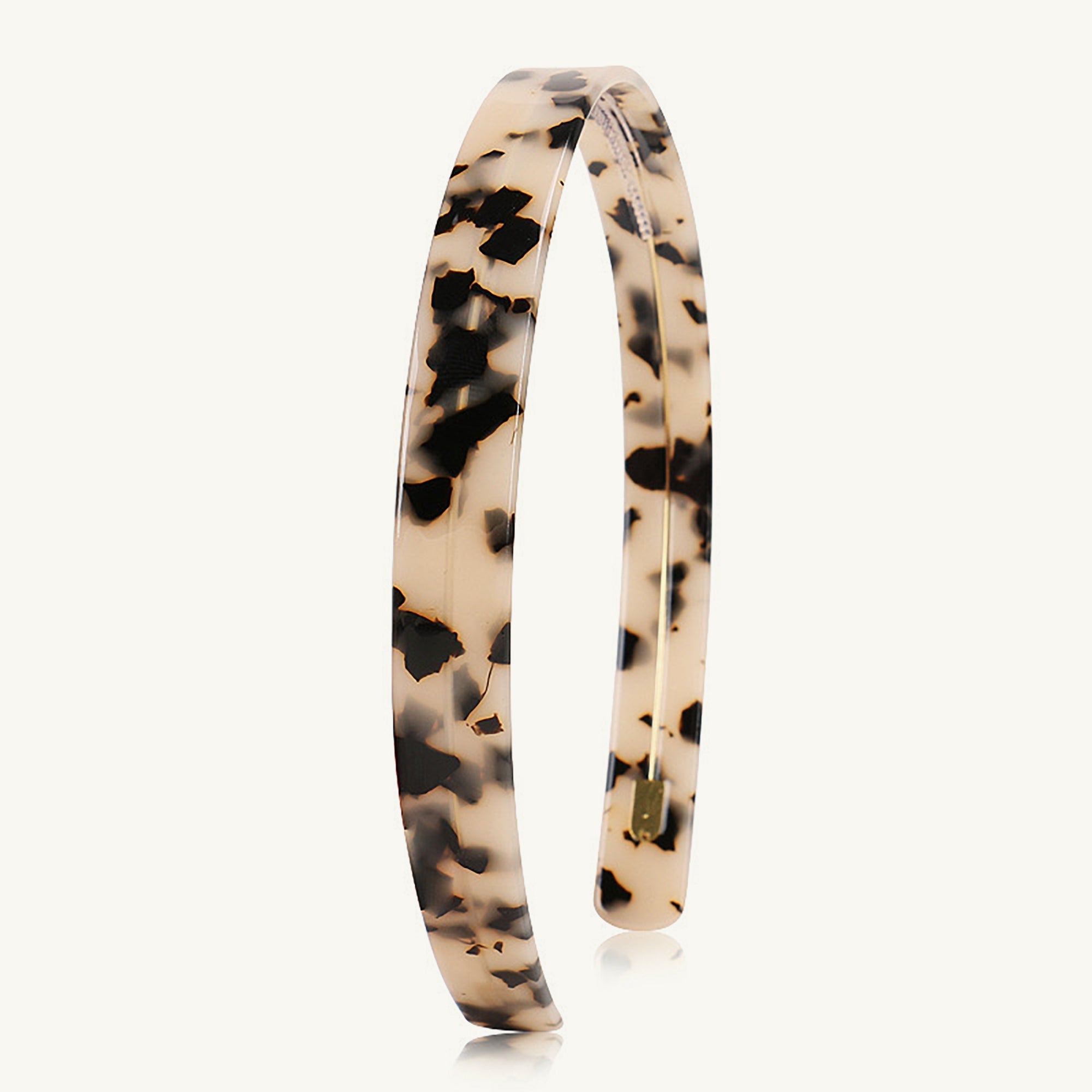 Light Tortoiseshell 2.5cm French Headband - Camile & Stone