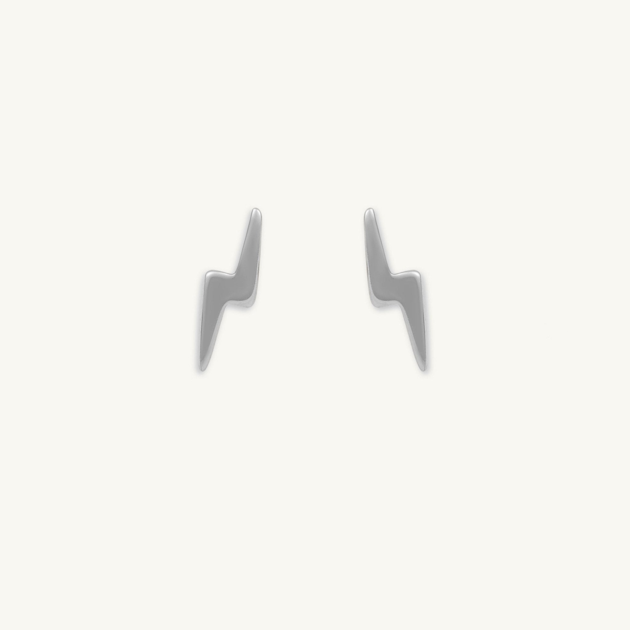 Lightning Bolt Stud Earrings - Camile & Stone
