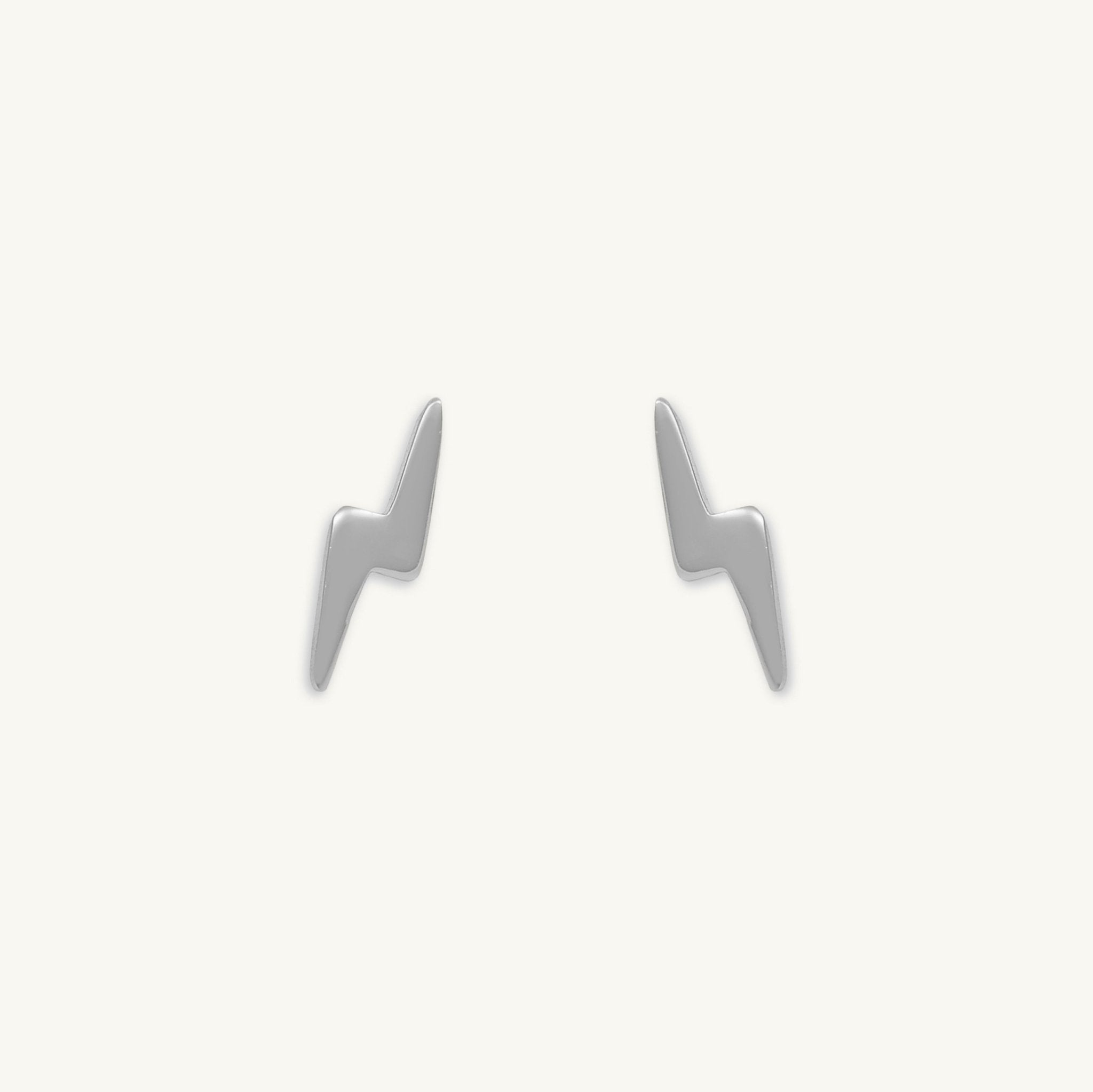 Lightning Bolt Stud Earrings - Camile & Stone