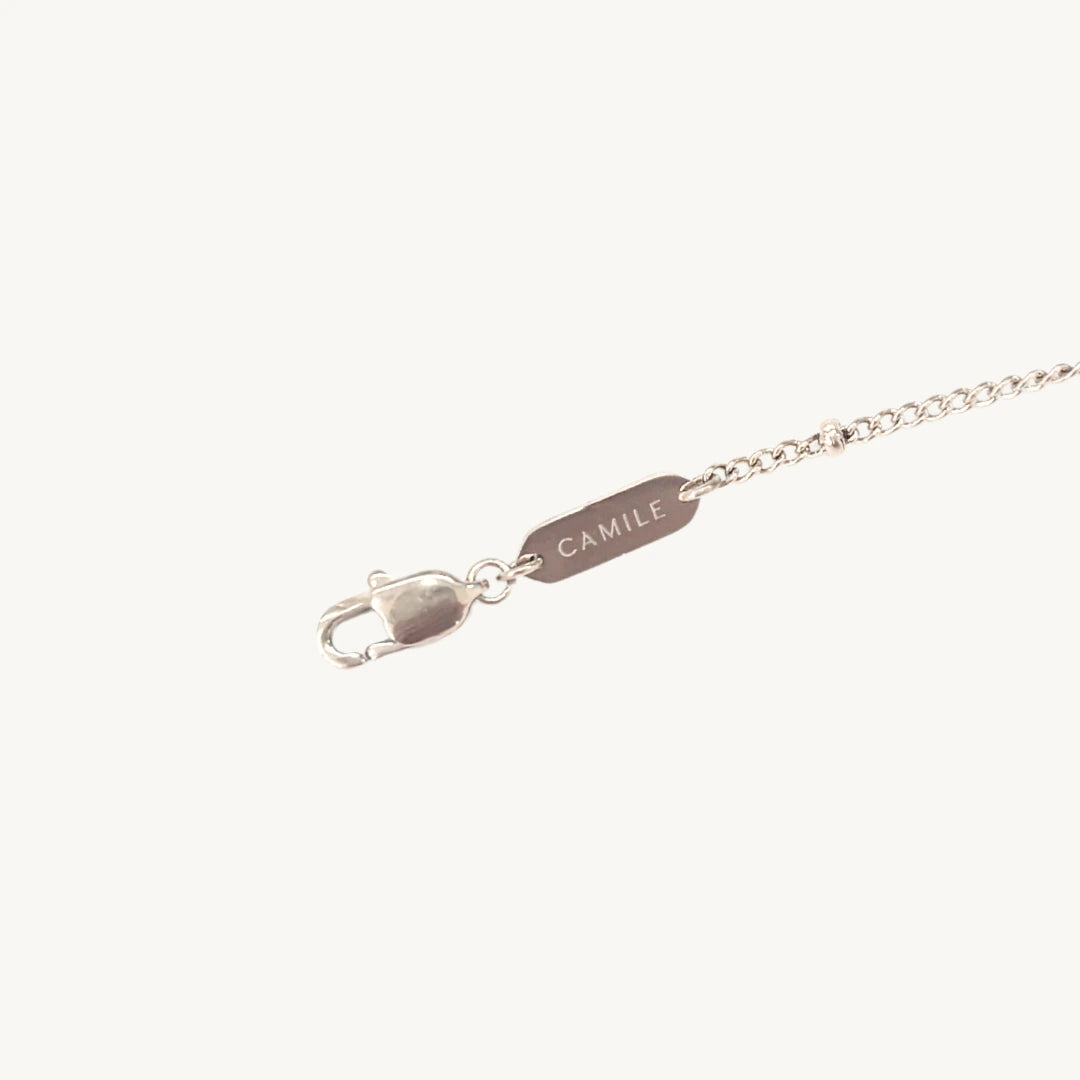 North Star Rectangular Photo Locket Necklace (No Photos Included)