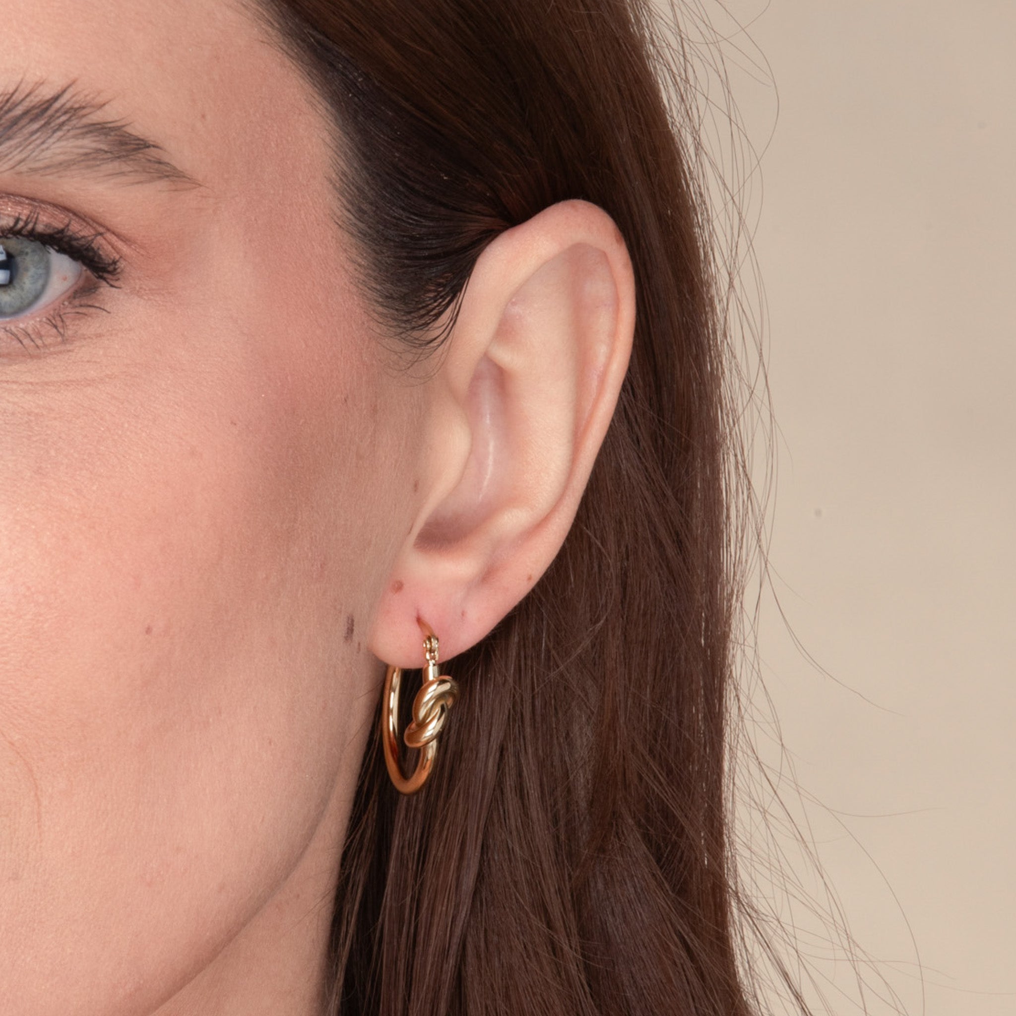 Love Knot Hoop Earrings - Camile & Stone