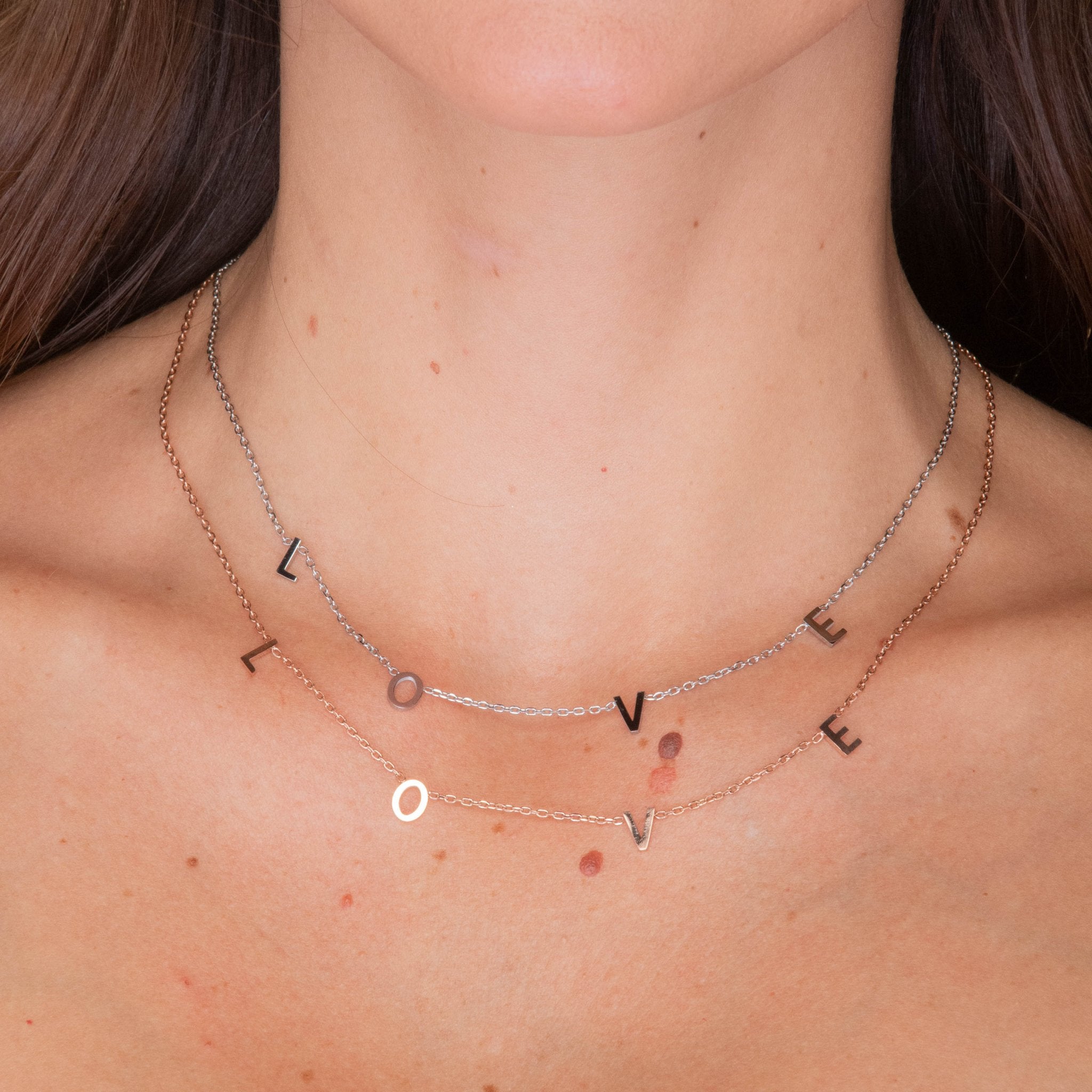 LOVE Letter Chain Necklace - Camile & Stone