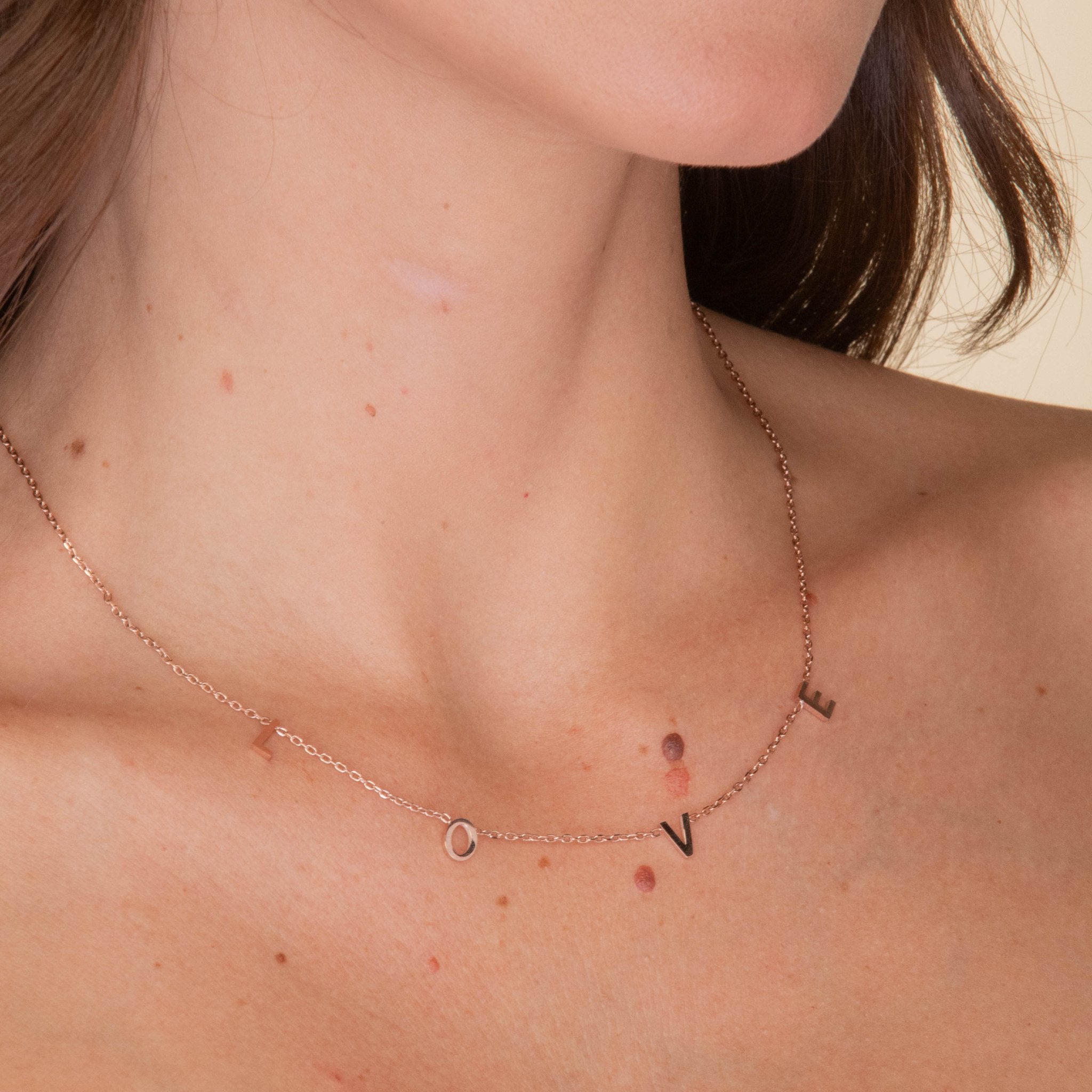 LOVE Letter Chain Necklace - Camile & Stone