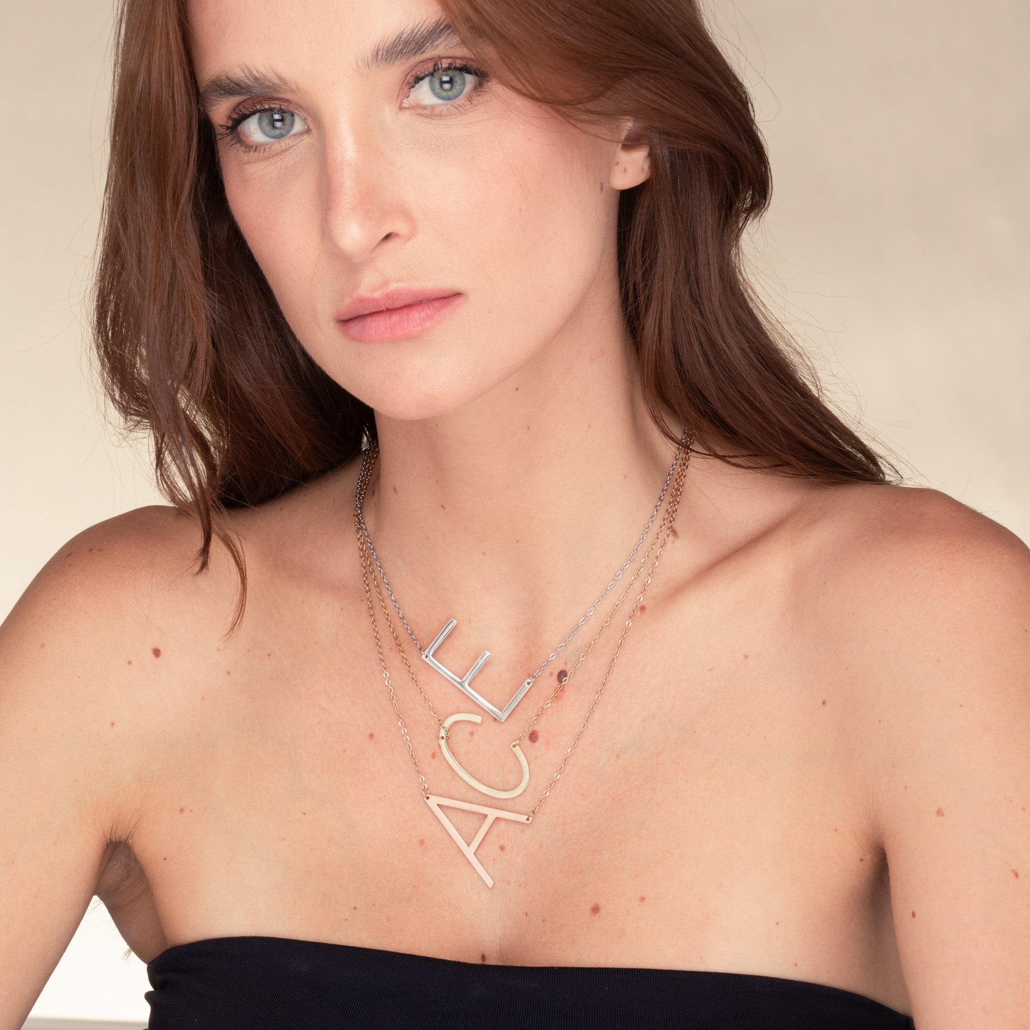 Make A Statement Letter Necklace - Camile & Stone