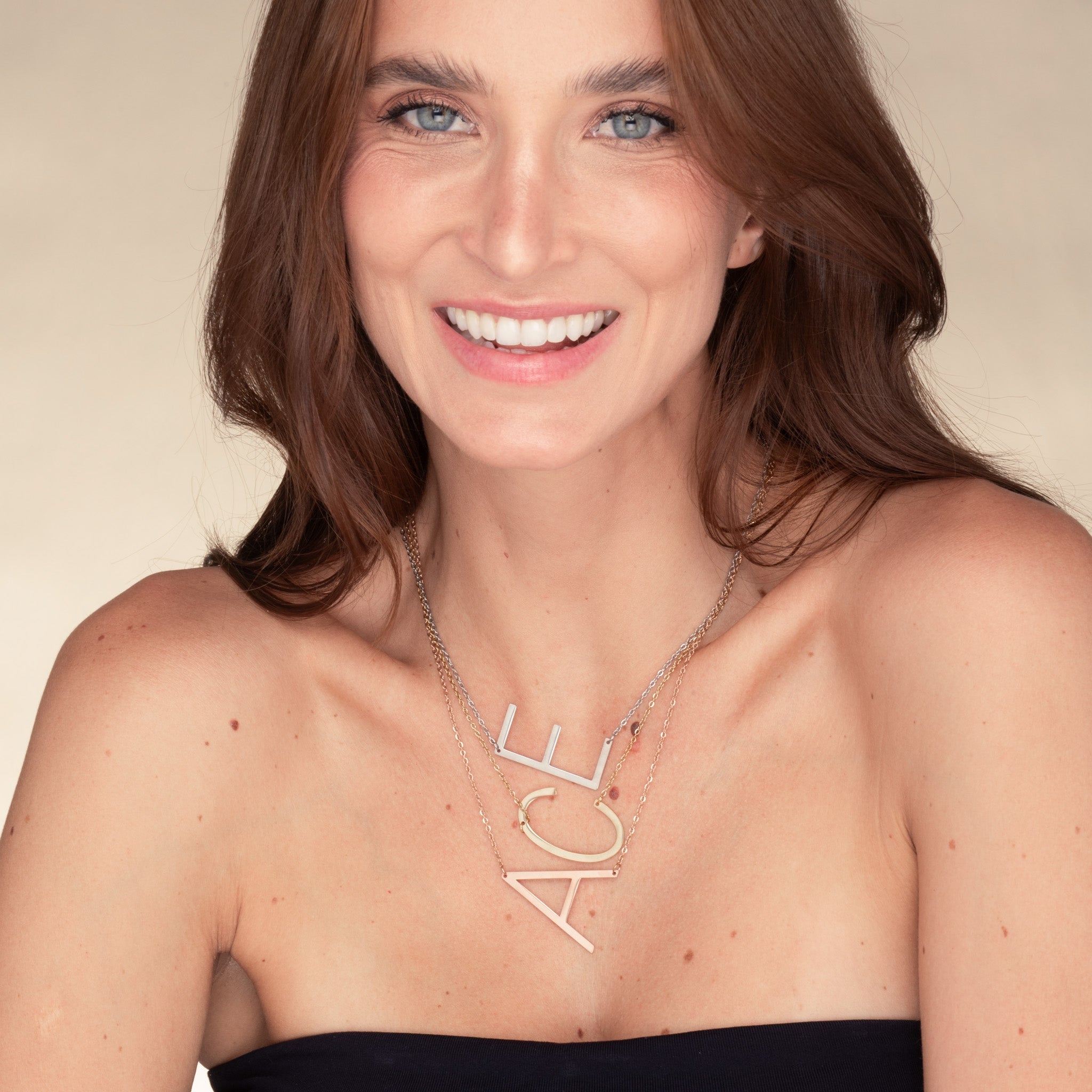 Make A Statement Letter Necklace - Camile & Stone