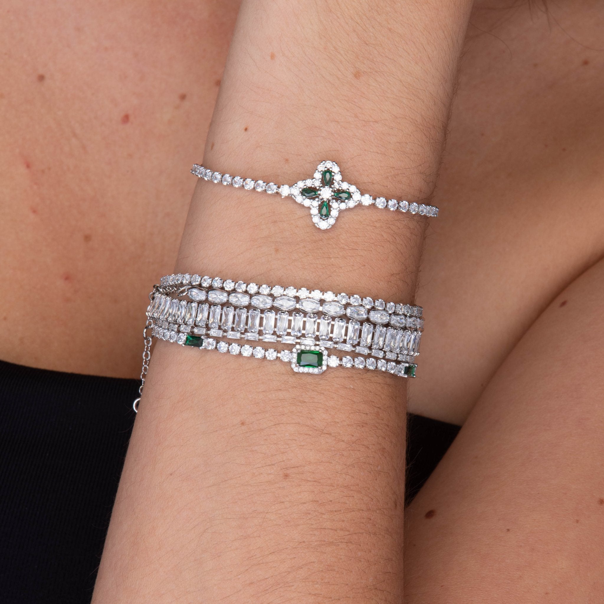 Marquise Tennis Zirconia Bracelet - Camile & Stone