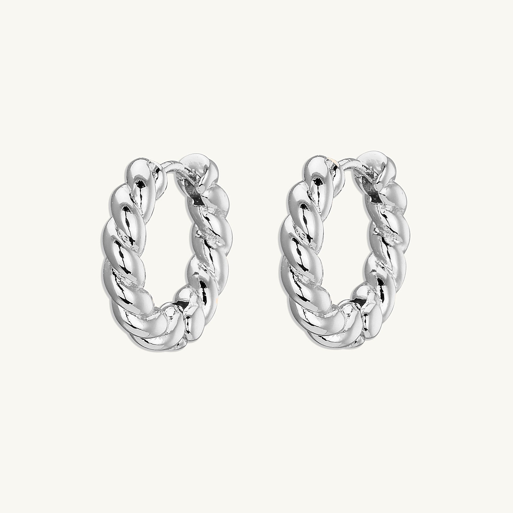 Mini Croissant Huggie Earrings - Camile & Stone