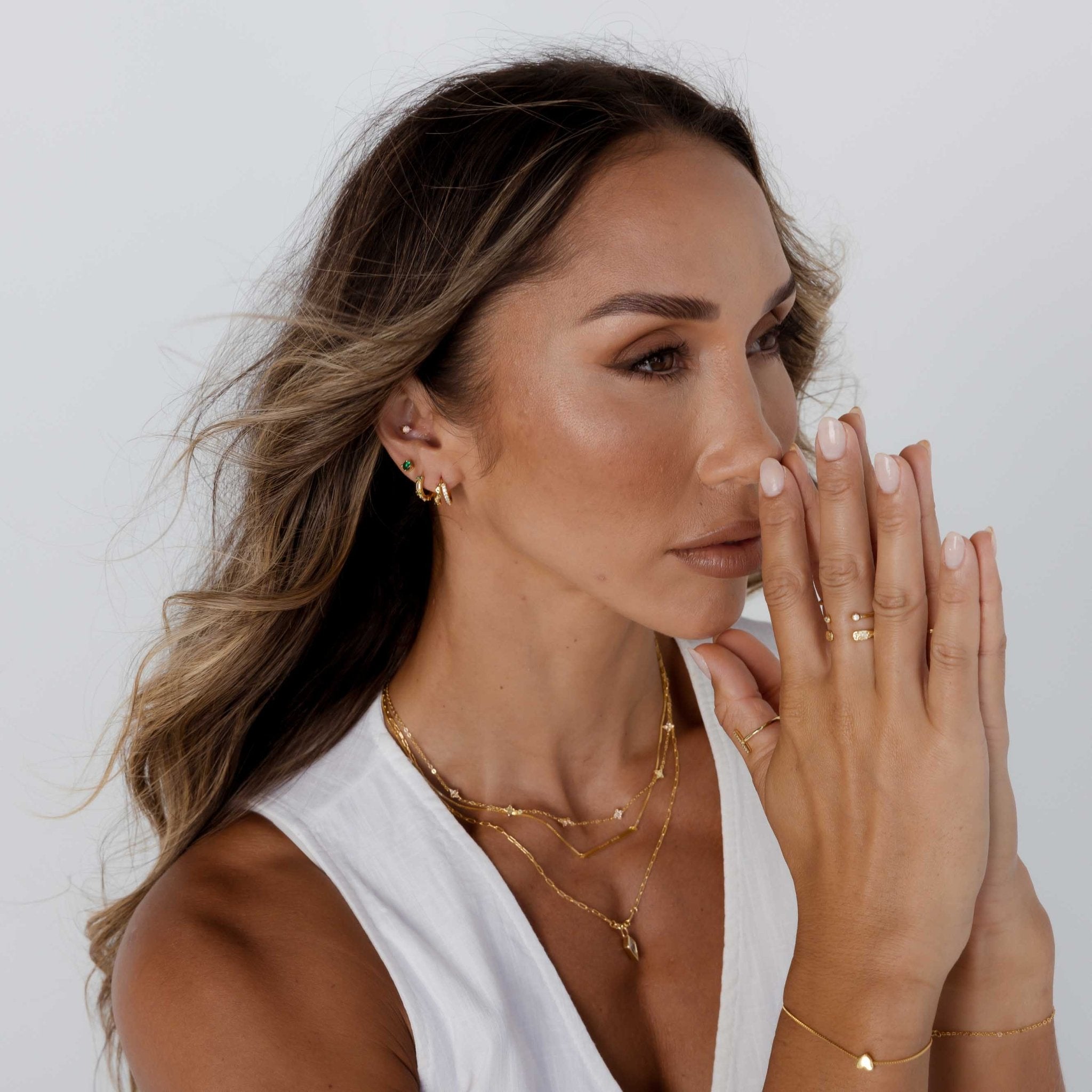 Molten Open Cuff Ring - Camile & Stone