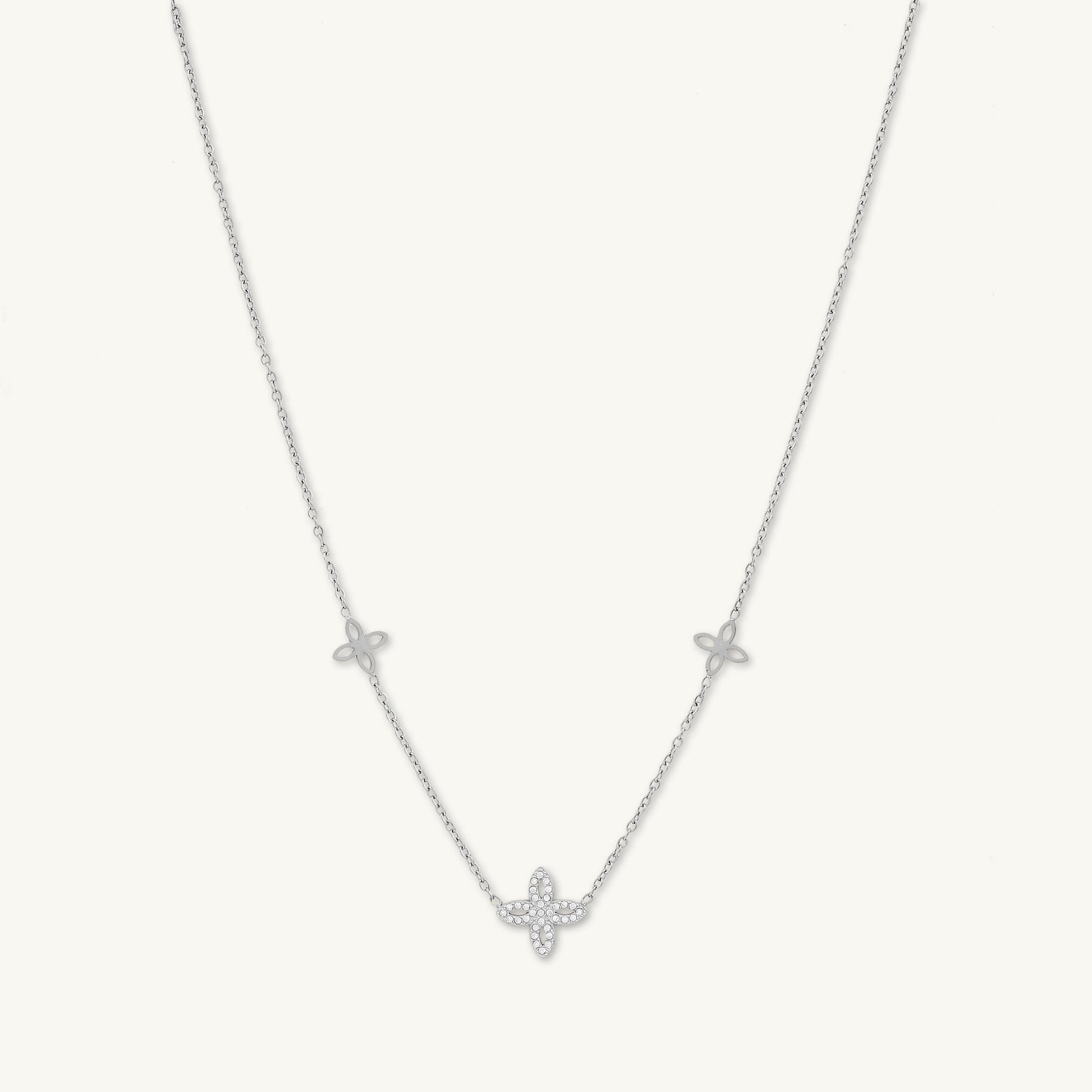 Multi Marquise Clover Sapphire Necklace - Camile & Stone