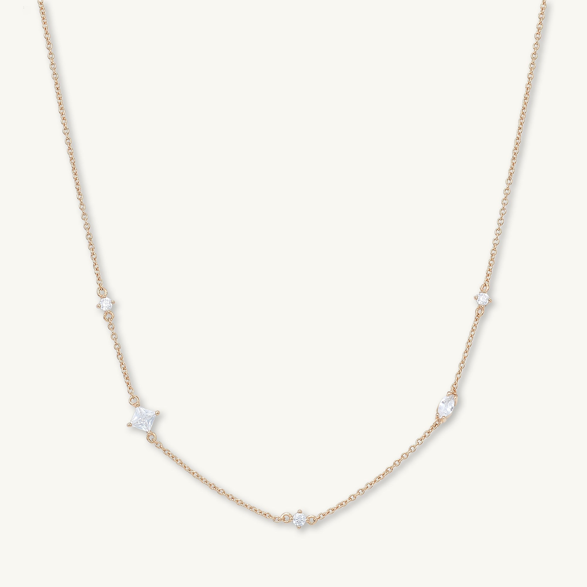 Multi Sapphire Layering Necklace - Camile & Stone