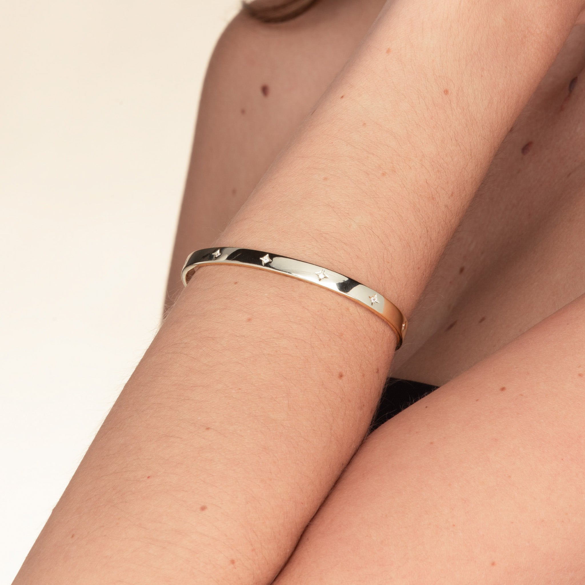 North Star Bangle Bracelet - Camile & Stone