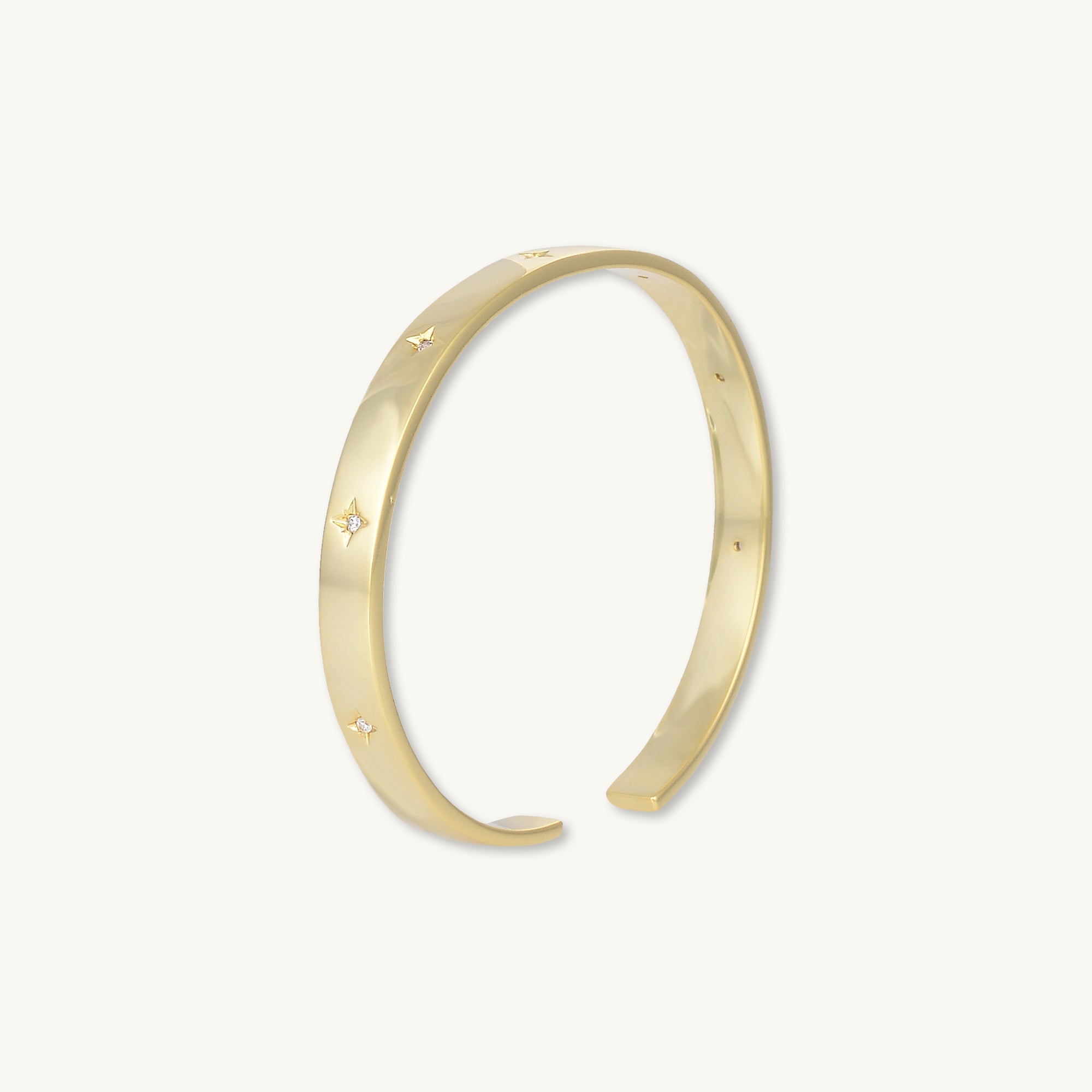 North Star Bangle Bracelet - Camile & Stone