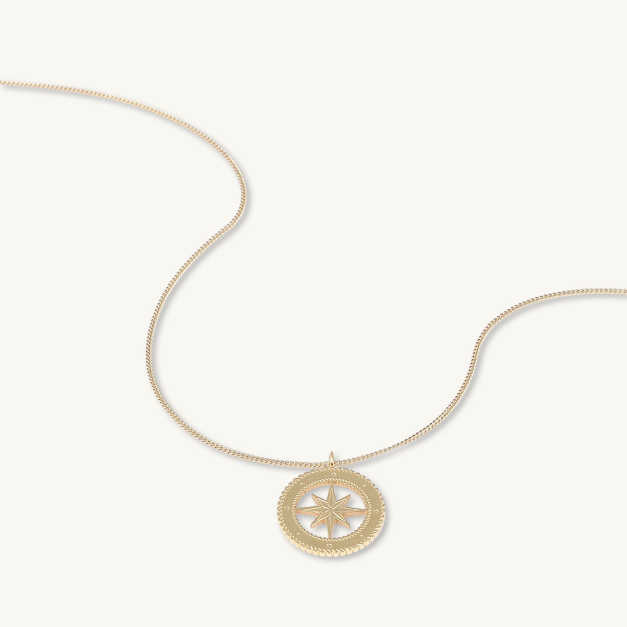 North Star Compass Necklace - Camile & Stone