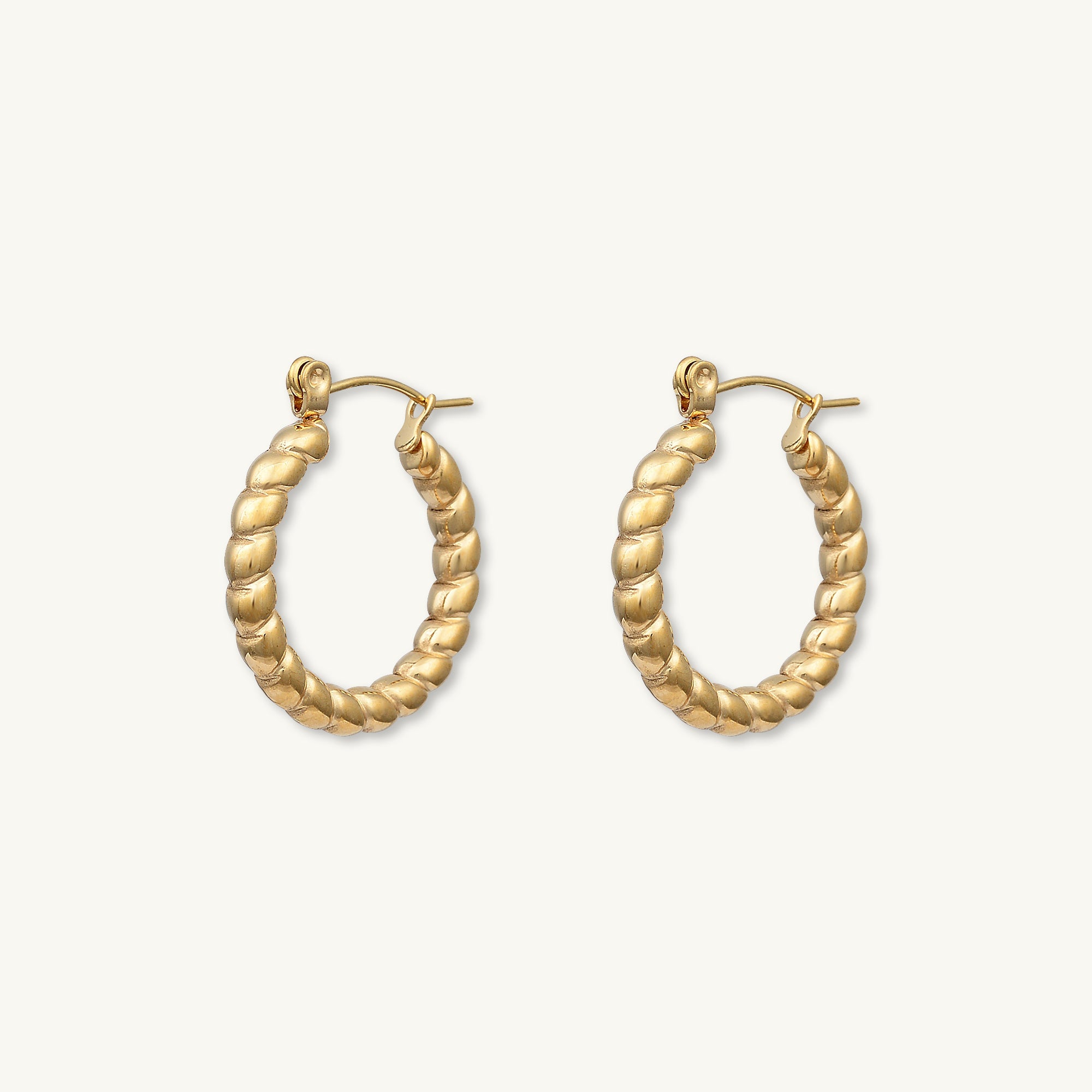 Nova Twist Hoop Earrings - Camile & Stone