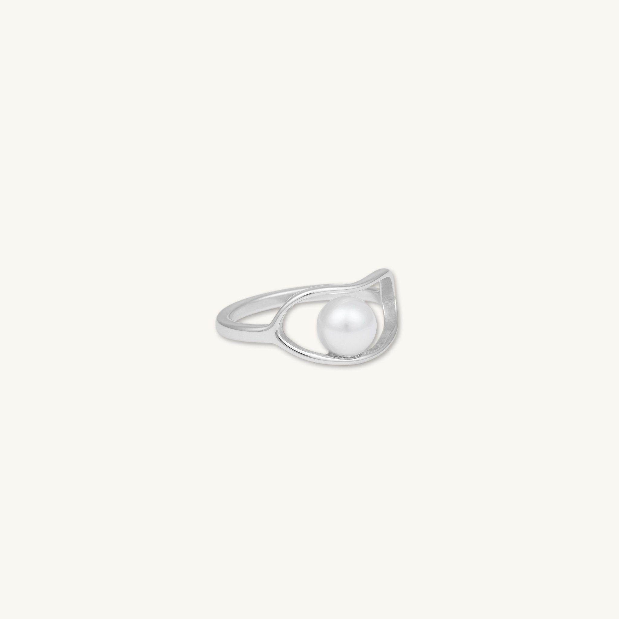 Open Pearl Statement Ring - Camile & Stone