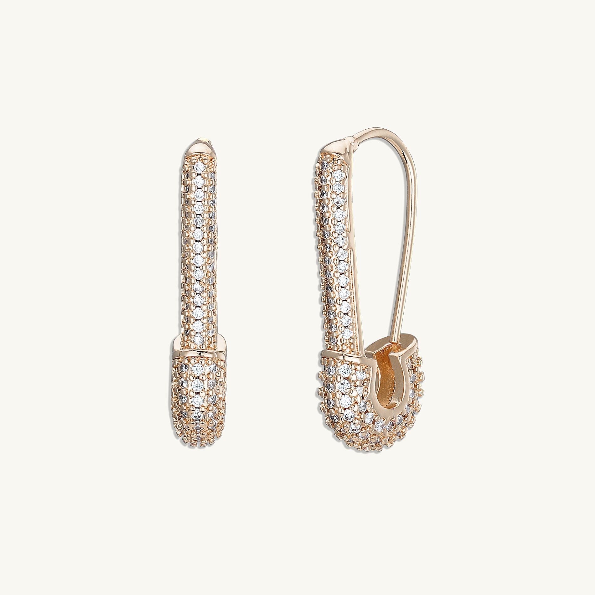Paper Pin Clip Earrings - Camile & Stone