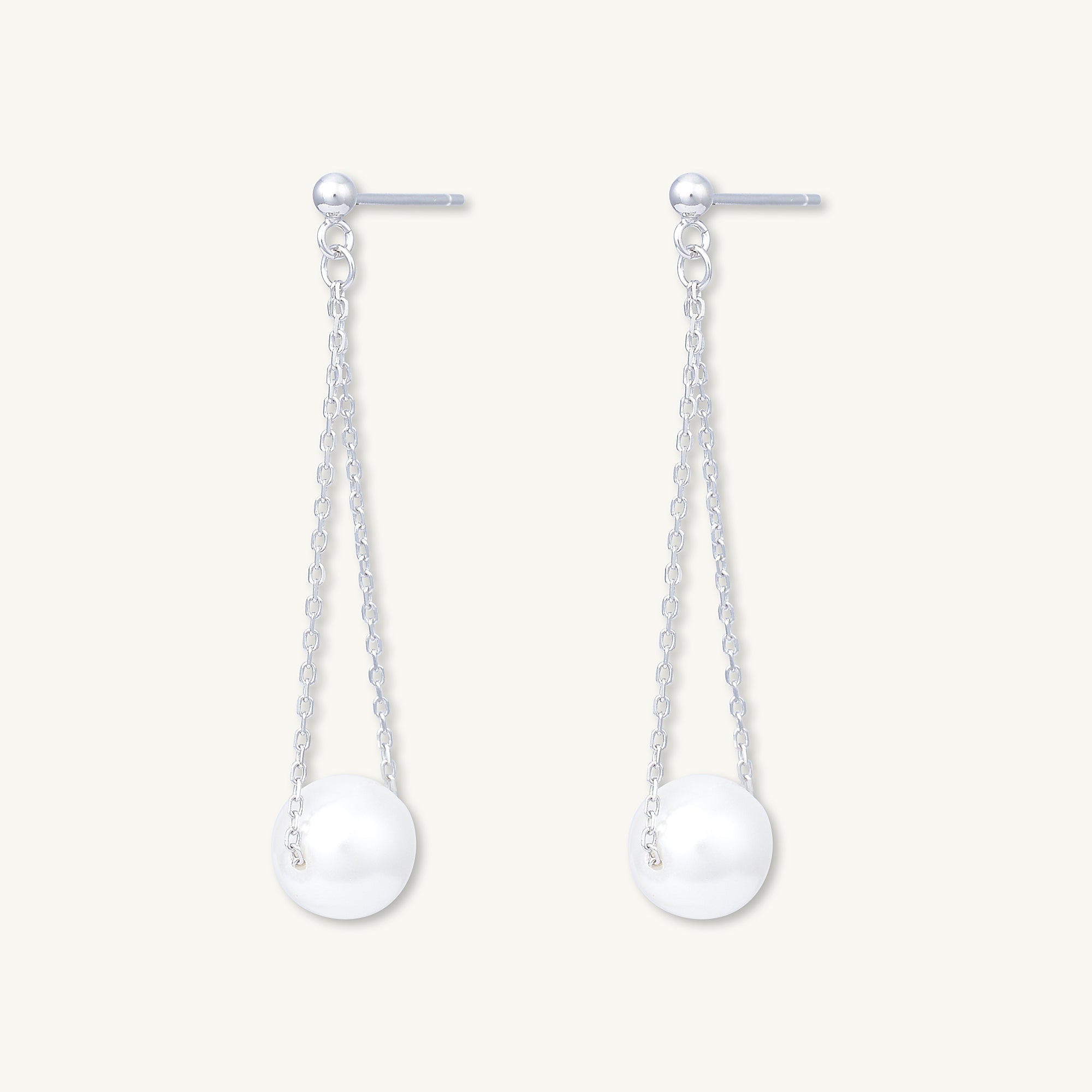 Pearl Drop Stud Earrings - Camile & Stone