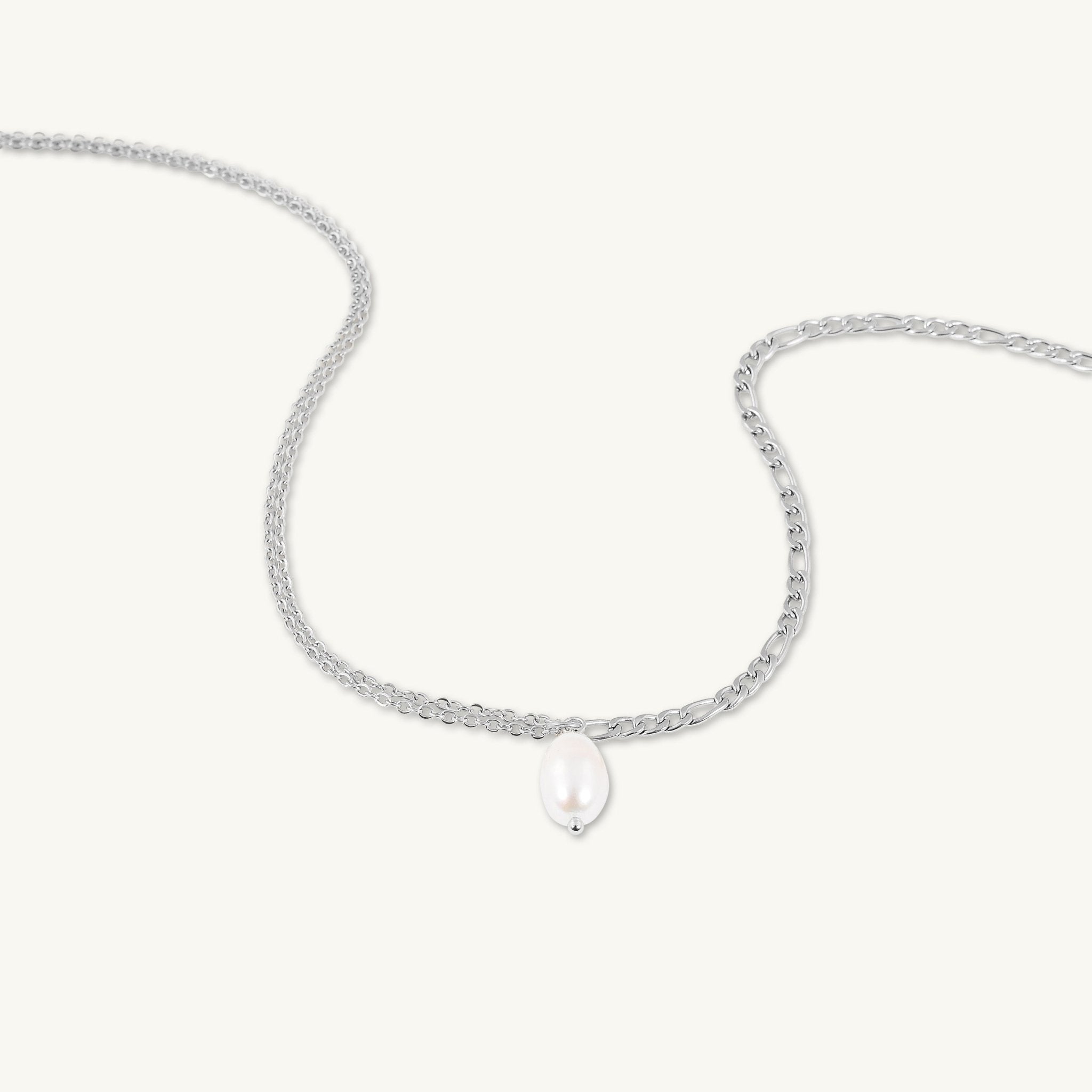 Pearl Figaro Chain Necklace - Camile & Stone