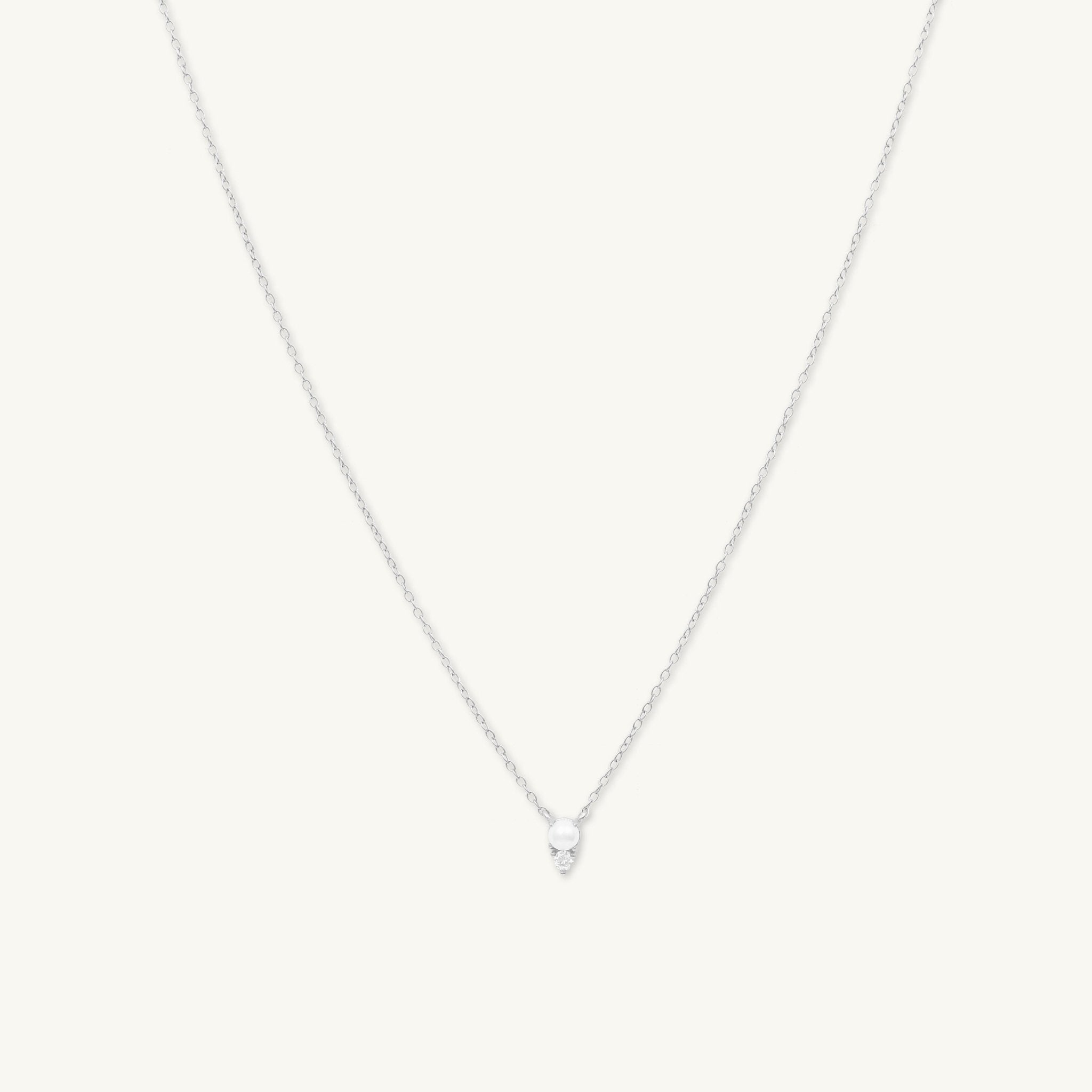 Pearl Sapphire Chain Necklace - Camile & Stone