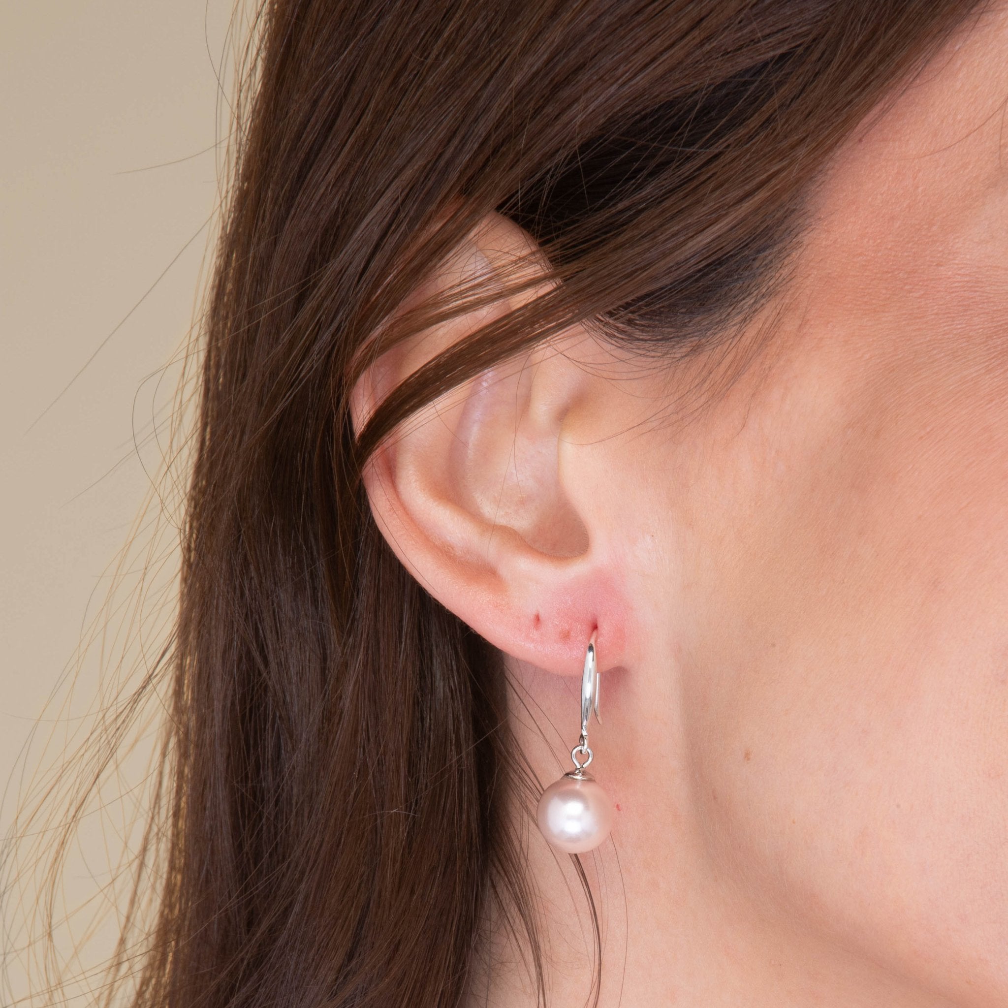 Pink Freshwater Pearl Drop Earrings - Camile & Stone