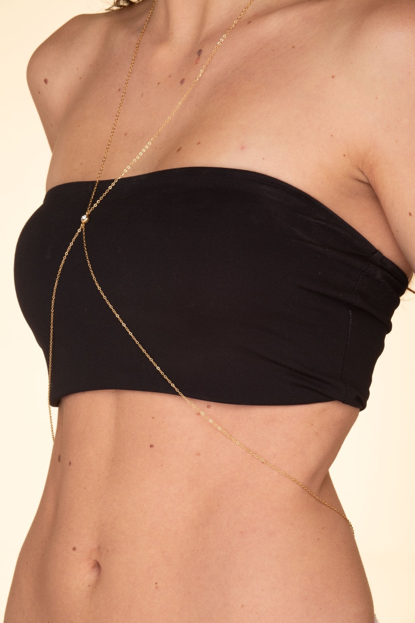 Sapphire Bezel Body Waist Chain - Camile & Stone