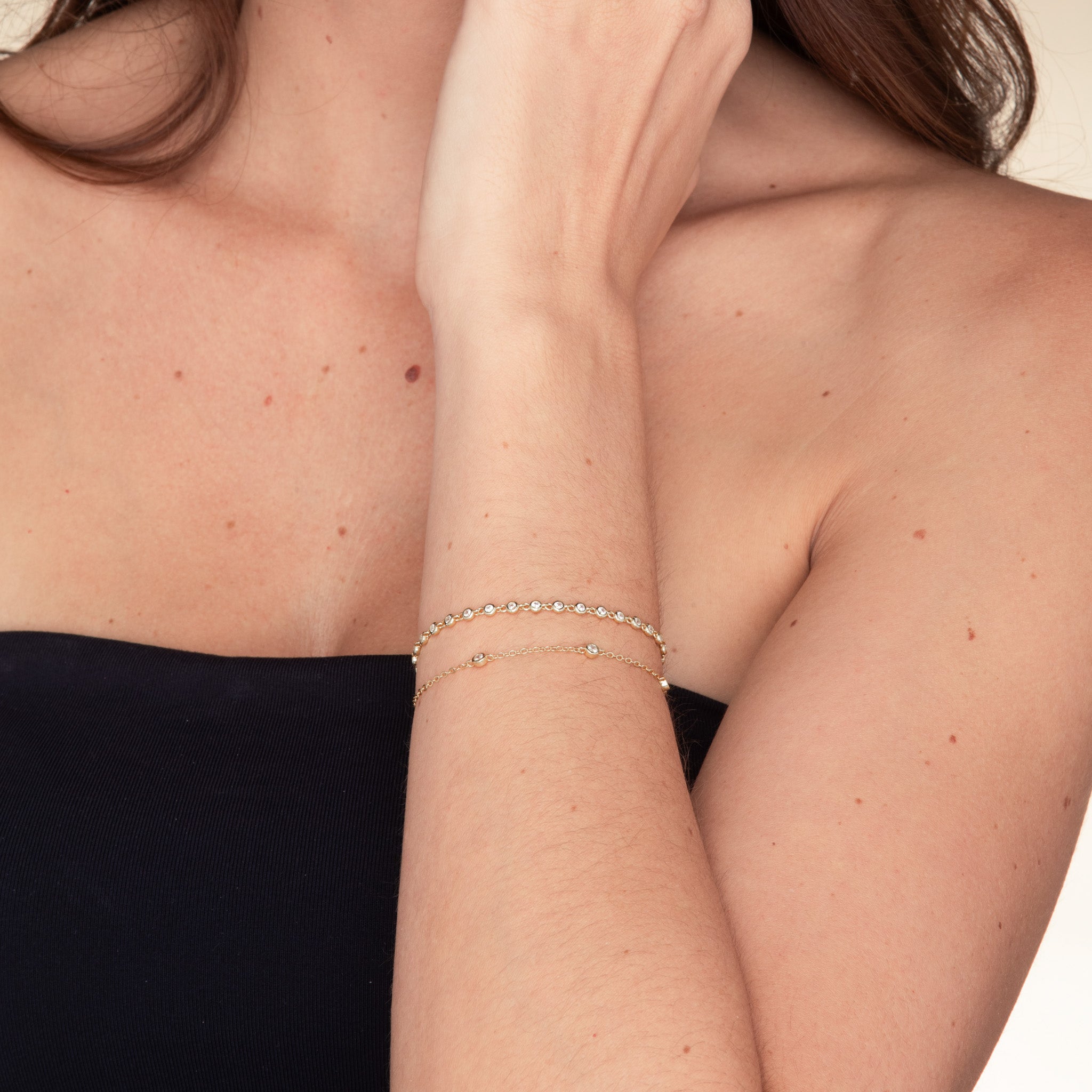 Sapphire Station Chain Bracelet - Camile & Stone